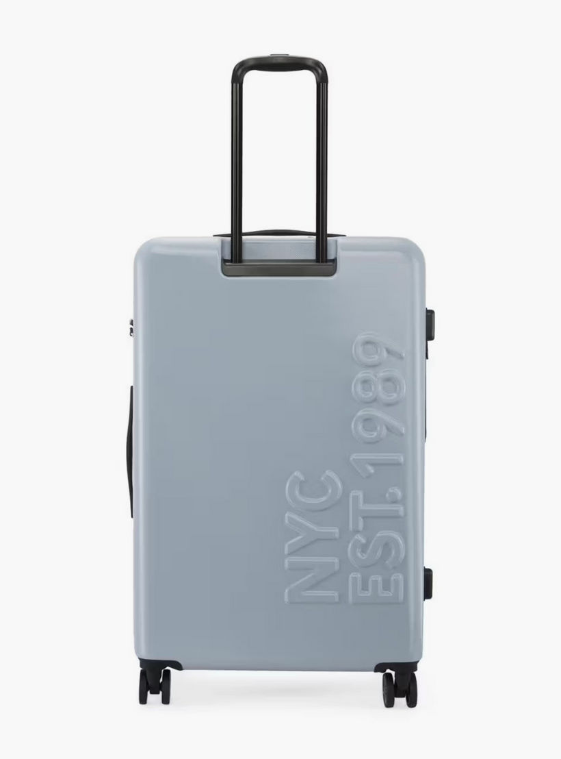 DKNY Embossed Hardcase Luggage Trolley with Retractable Handle - 28 inches Check-In Bag-travel-luggagesandbags-luggage-image-3
