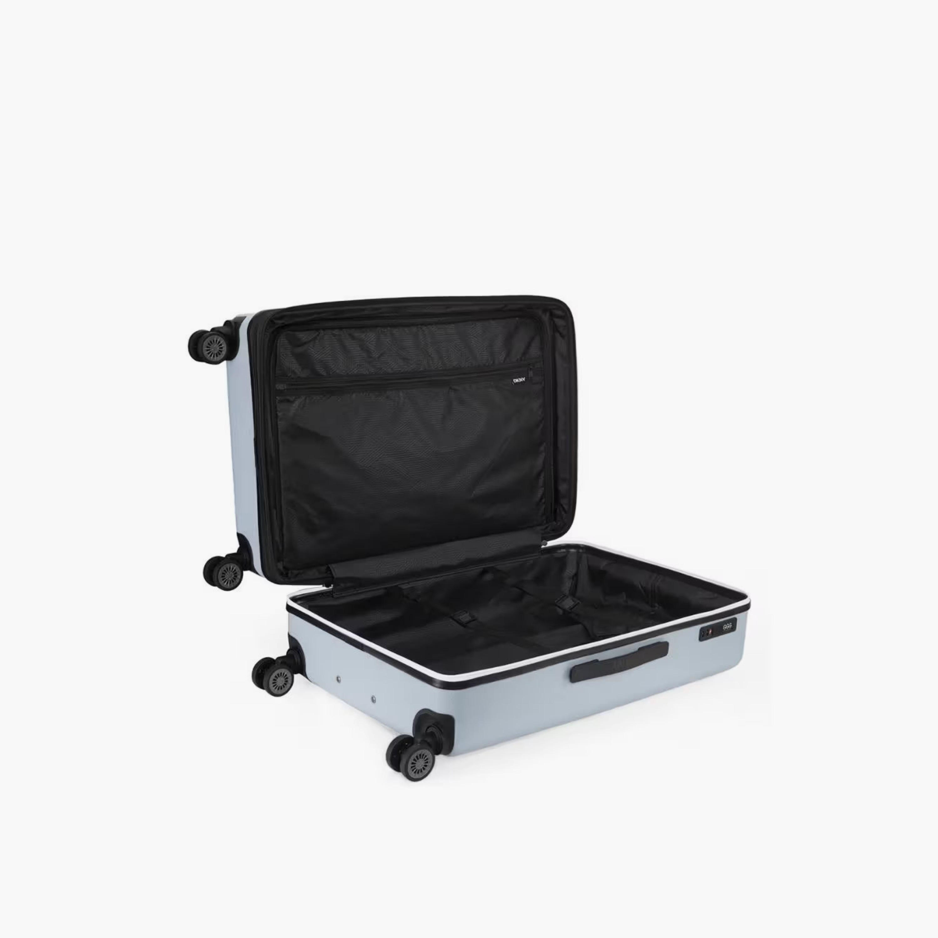 DKNY Embossed Hardcase Luggage Trolley with Retractable Handle - 28 inches Check-In Bag-travel-luggagesandbags-luggage-image-4