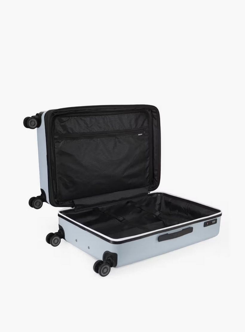 DKNY Embossed Hardcase Luggage Trolley with Retractable Handle - 28 inches Check-In Bag-travel-luggagesandbags-luggage-image-4