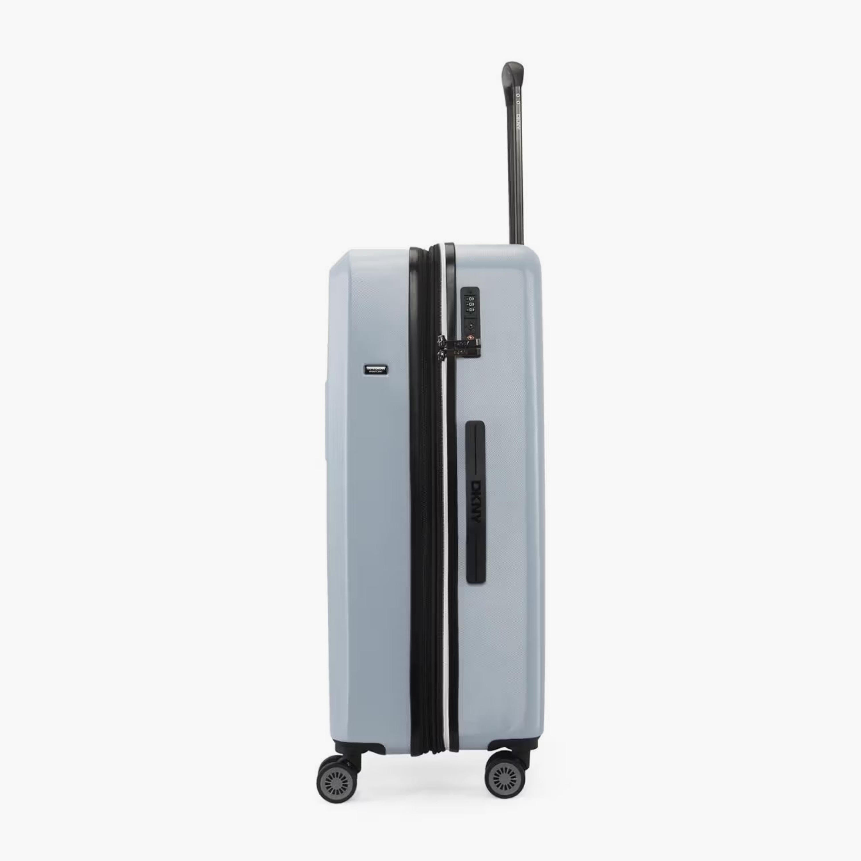 DKNY Embossed Hardcase Luggage Trolley with Retractable Handle - 28 inches Check-In Bag-travel-luggagesandbags-luggage-image-5