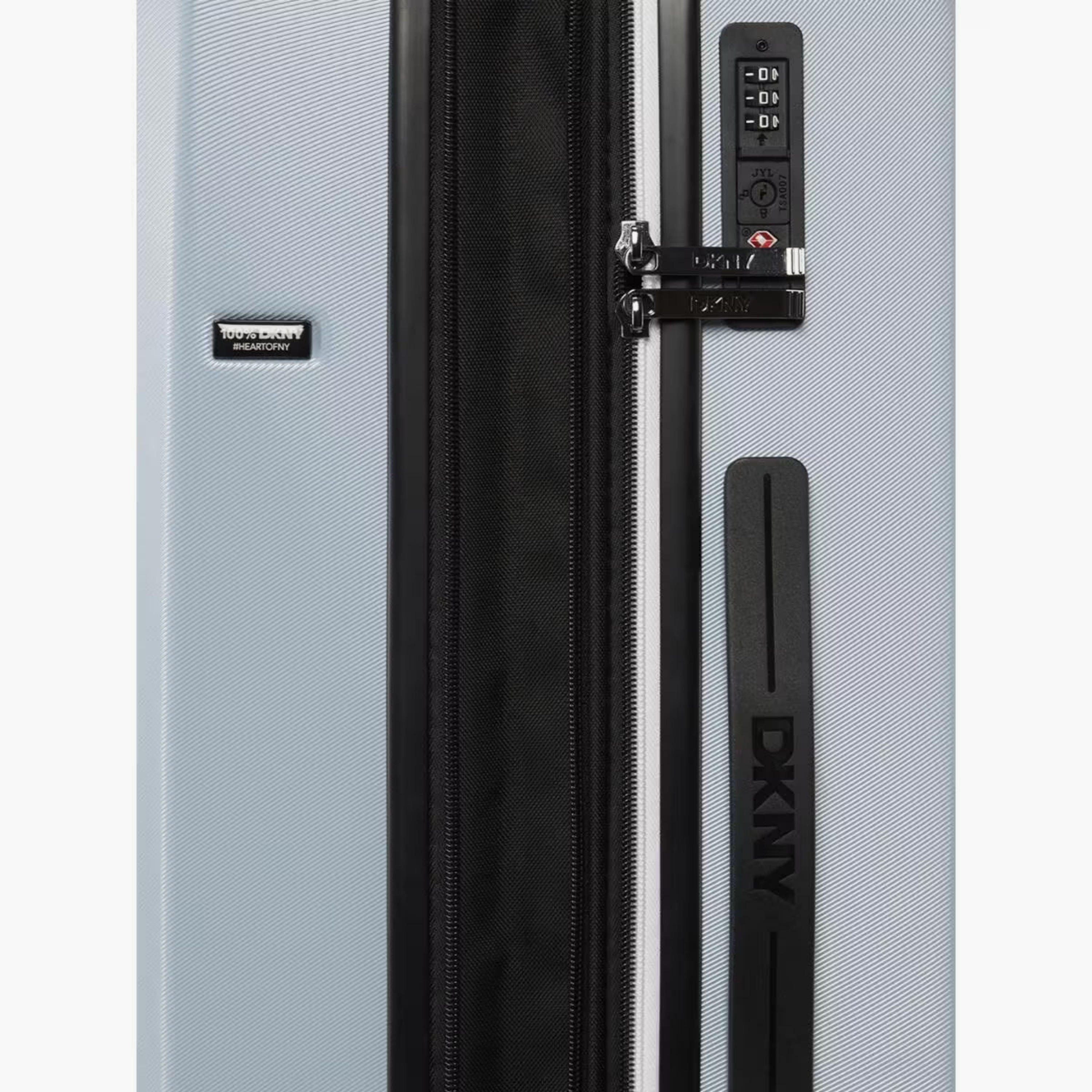 DKNY Embossed Hardcase Luggage Trolley with Retractable Handle - 28 inches Check-In Bag-travel-luggagesandbags-luggage-image-8