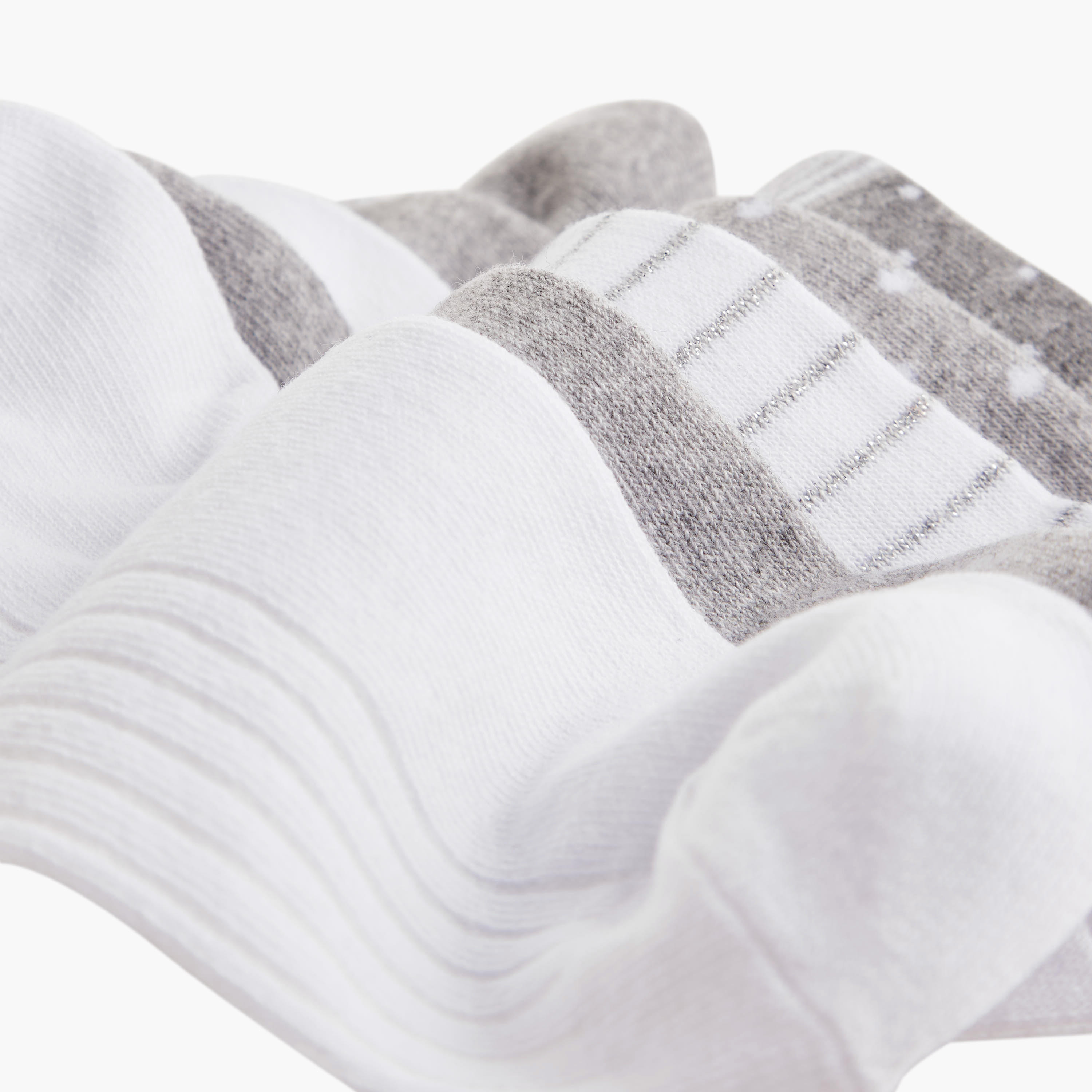 Flora Bella Pack of 5 Ankle Length Cotton Socks-women-socksandstockings-image-4
