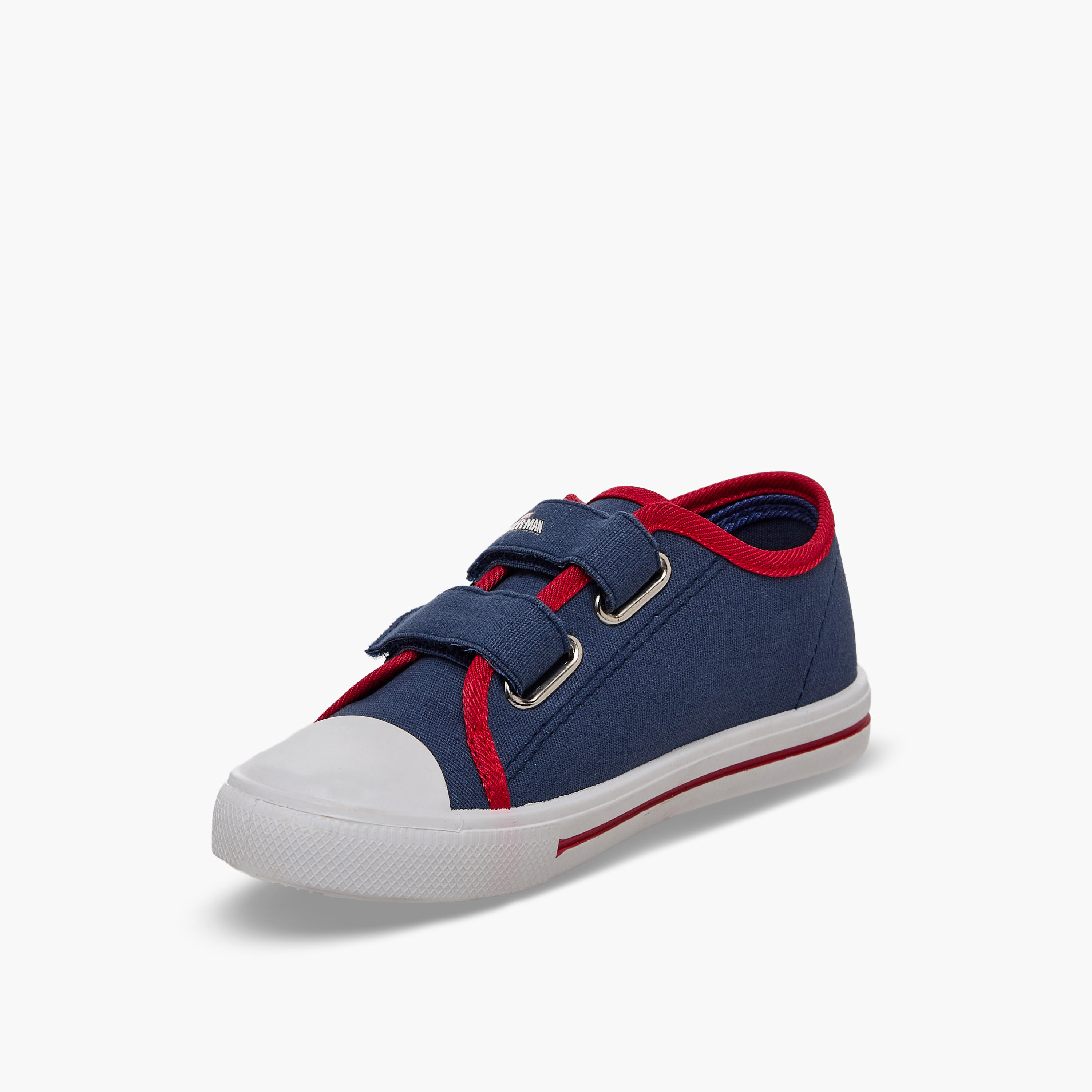 Marvel Boys Spider-Man Print Hook & Loop Ankle Sneakers-boys-shoes-sneakers-image-4