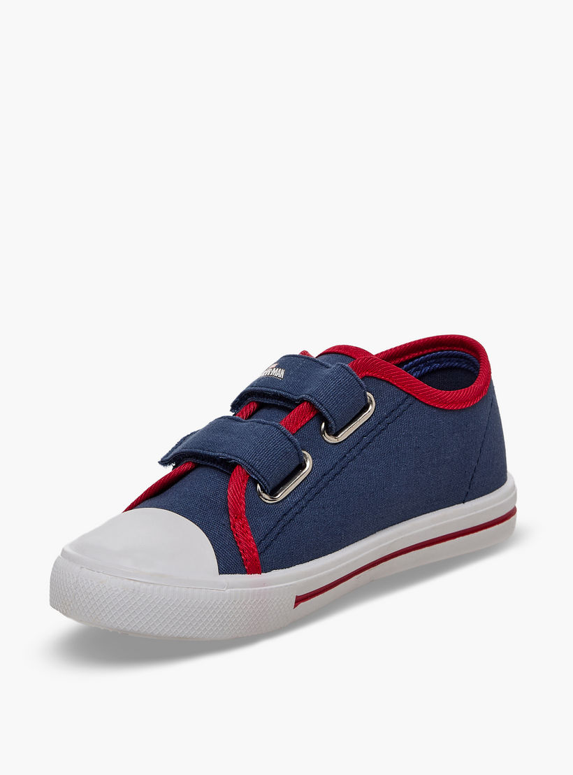 Marvel Boys Spider-Man Print Hook & Loop Ankle Sneakers-boys-shoes-sneakers-image-4