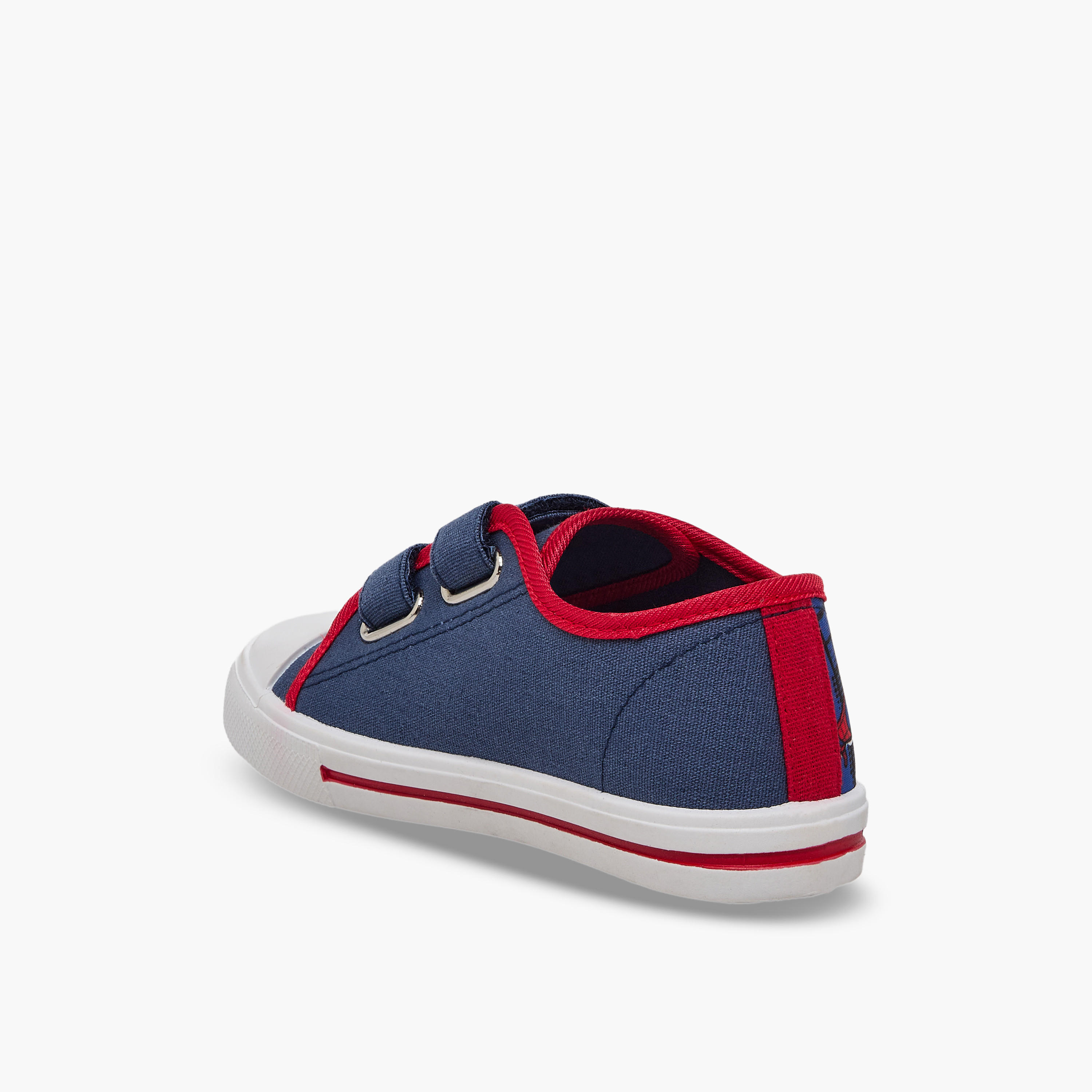 Marvel Boys Spider-Man Print Hook & Loop Ankle Sneakers-boys-shoes-sneakers-image-5
