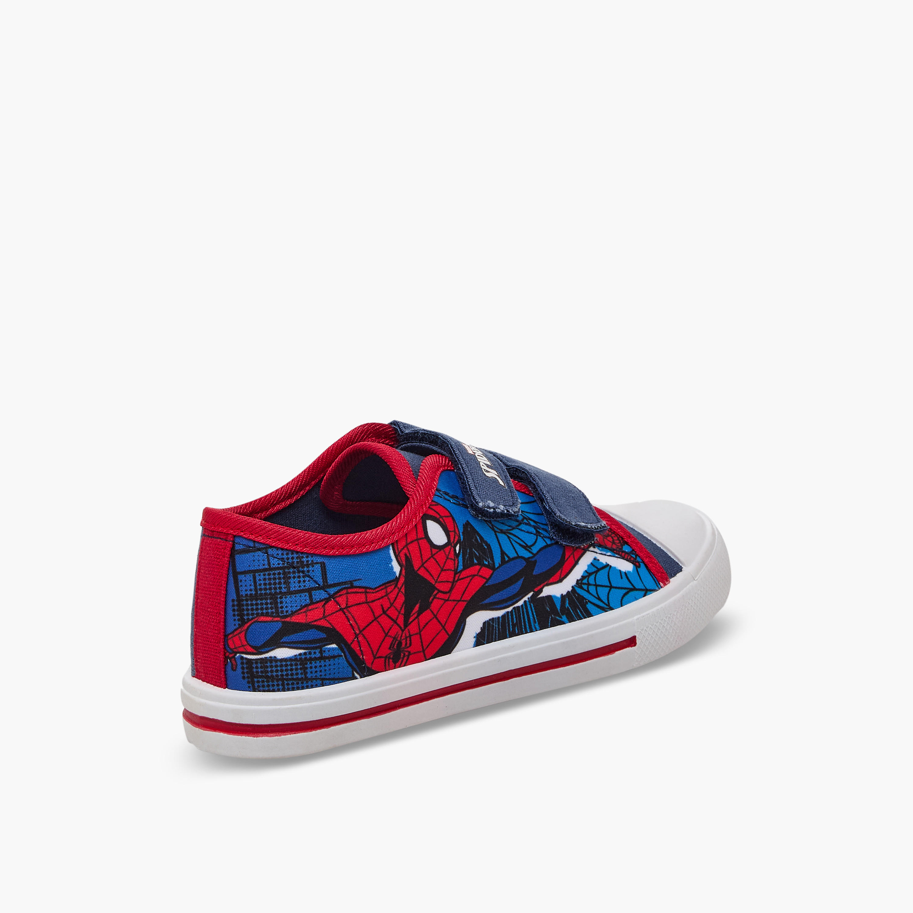 Marvel Boys Spider-Man Print Hook & Loop Ankle Sneakers-boys-shoes-sneakers-image-6