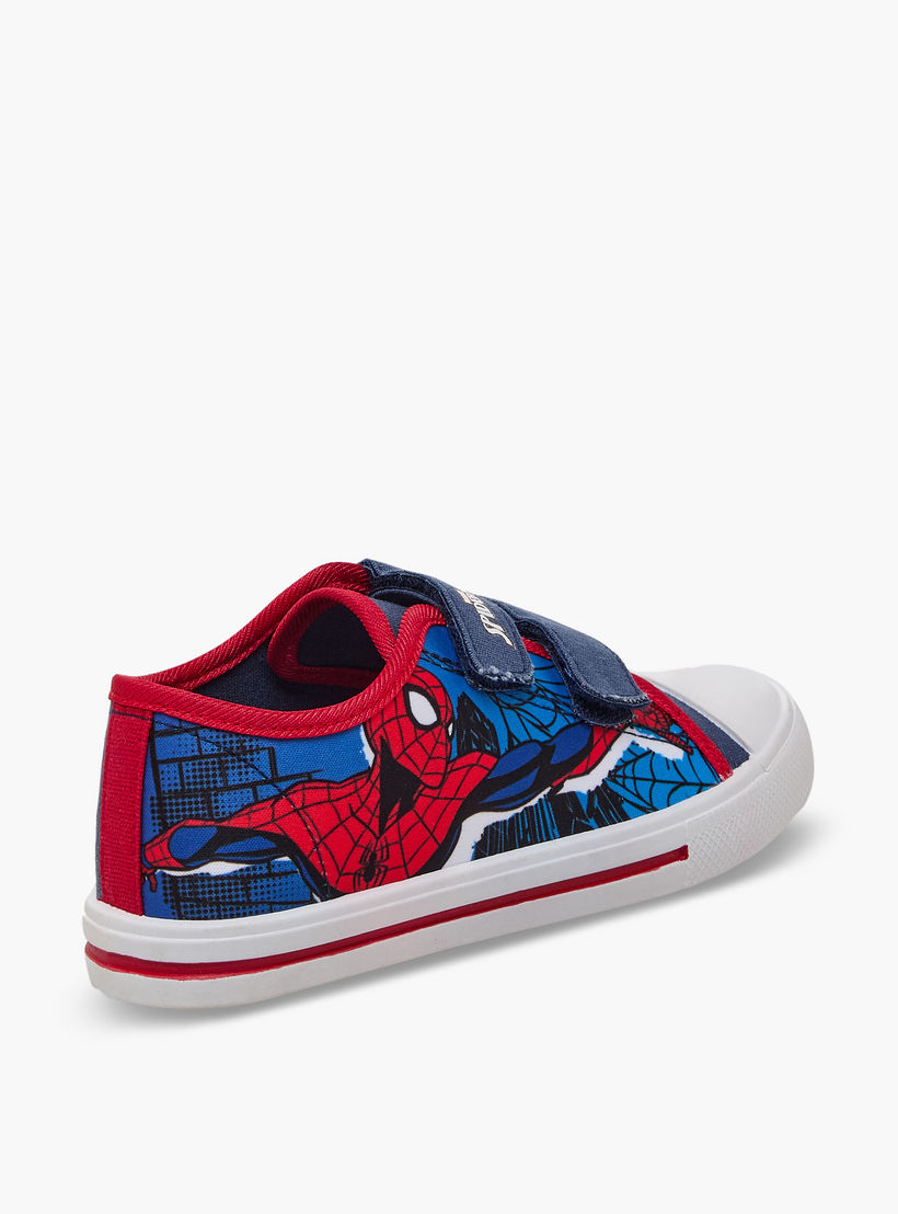 Marvel Boys Spider-Man Print Hook & Loop Ankle Sneakers-boys-shoes-sneakers-image-6