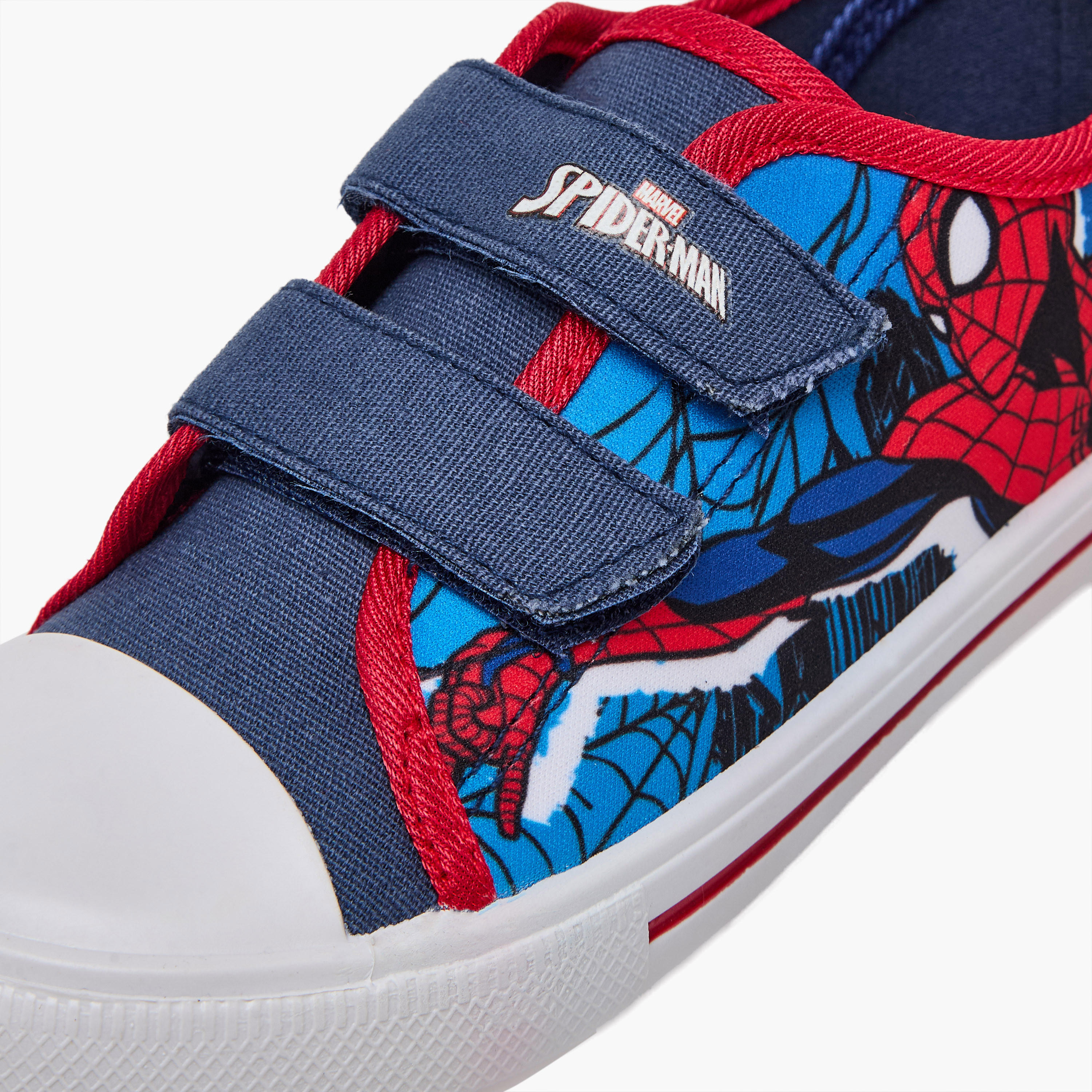 Marvel Boys Spider-Man Print Hook & Loop Ankle Sneakers-boys-shoes-sneakers-image-7