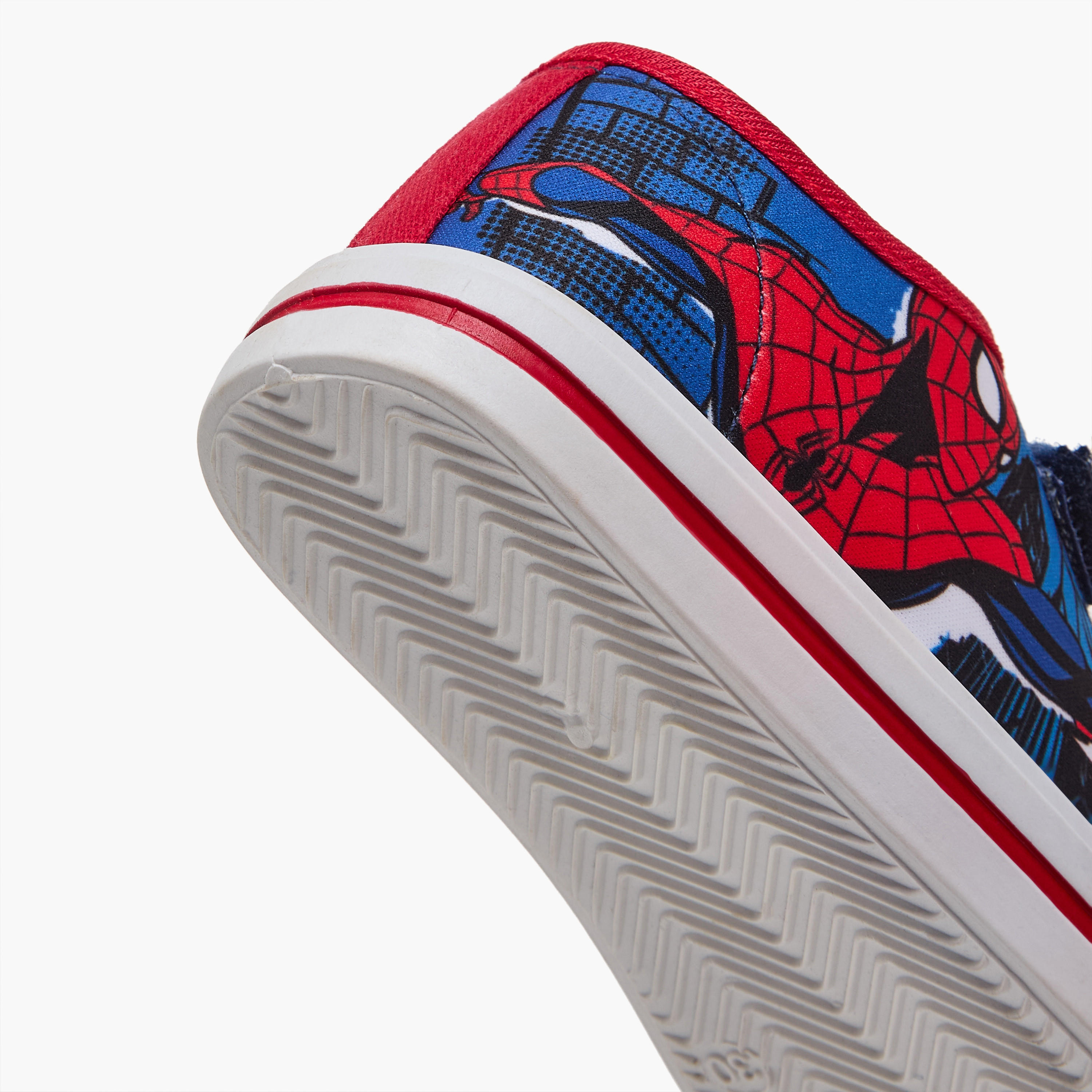 Marvel Boys Spider-Man Print Hook & Loop Ankle Sneakers-boys-shoes-sneakers-image-8