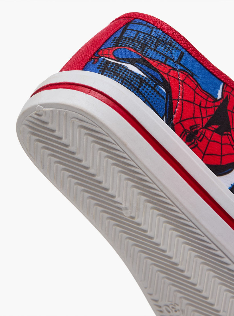 Marvel Boys Spider-Man Print Hook & Loop Ankle Sneakers-boys-shoes-sneakers-image-8