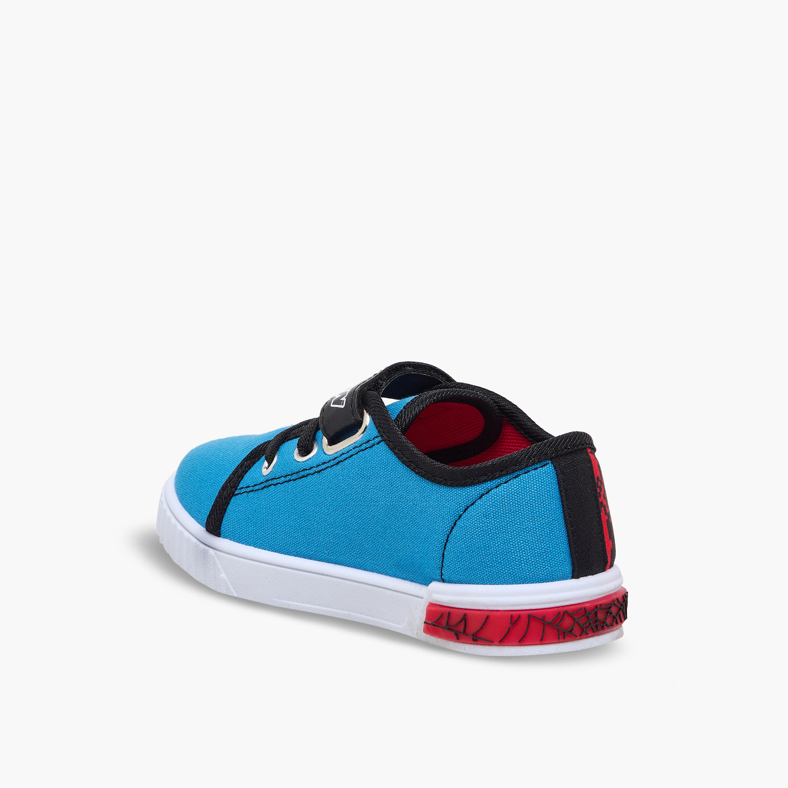 Marvel Boys Spider-Man Print Hook & Loop Ankle Sneakers-boys-shoes-sneakers-image-5