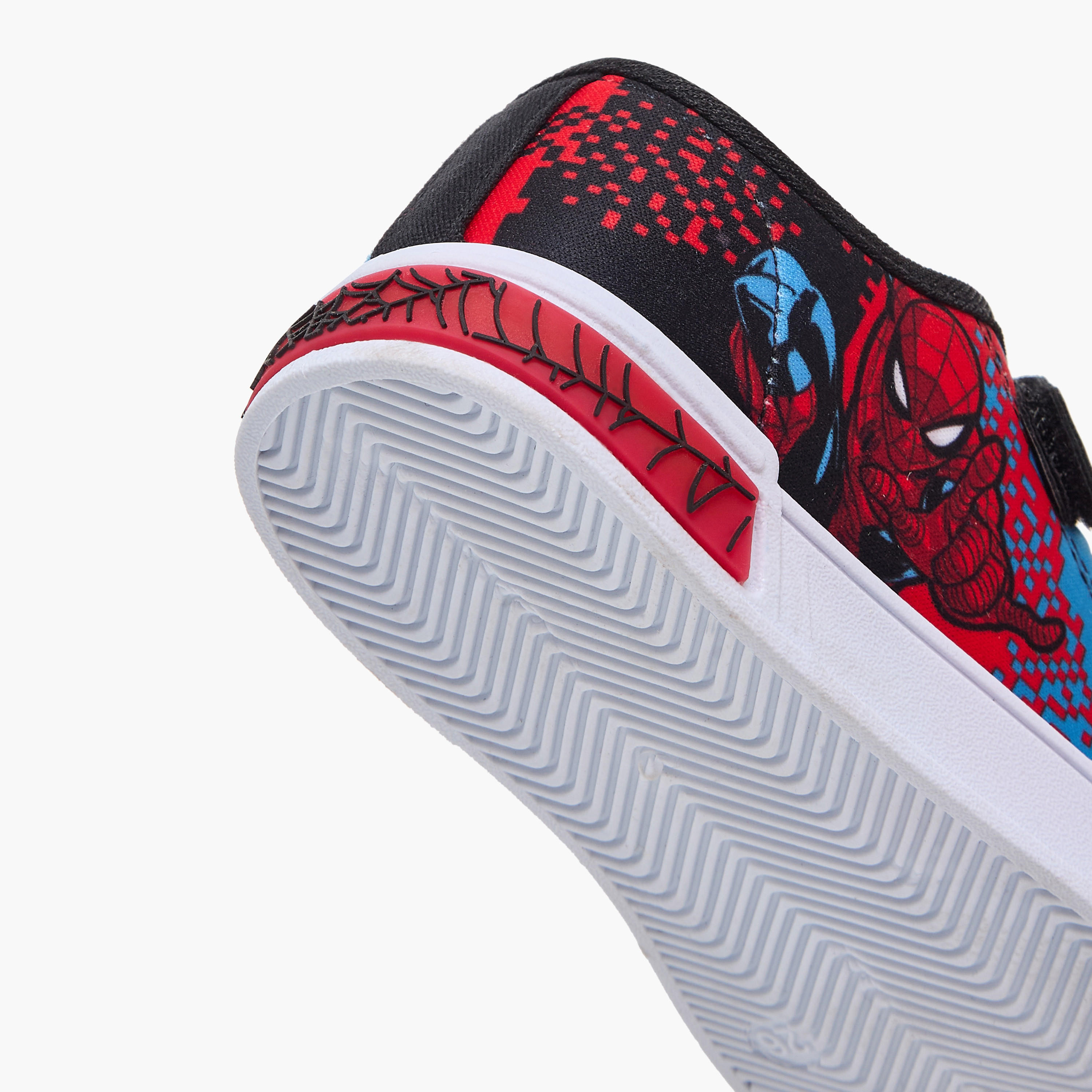 Marvel Boys Spider-Man Print Hook & Loop Ankle Sneakers-boys-shoes-sneakers-image-8