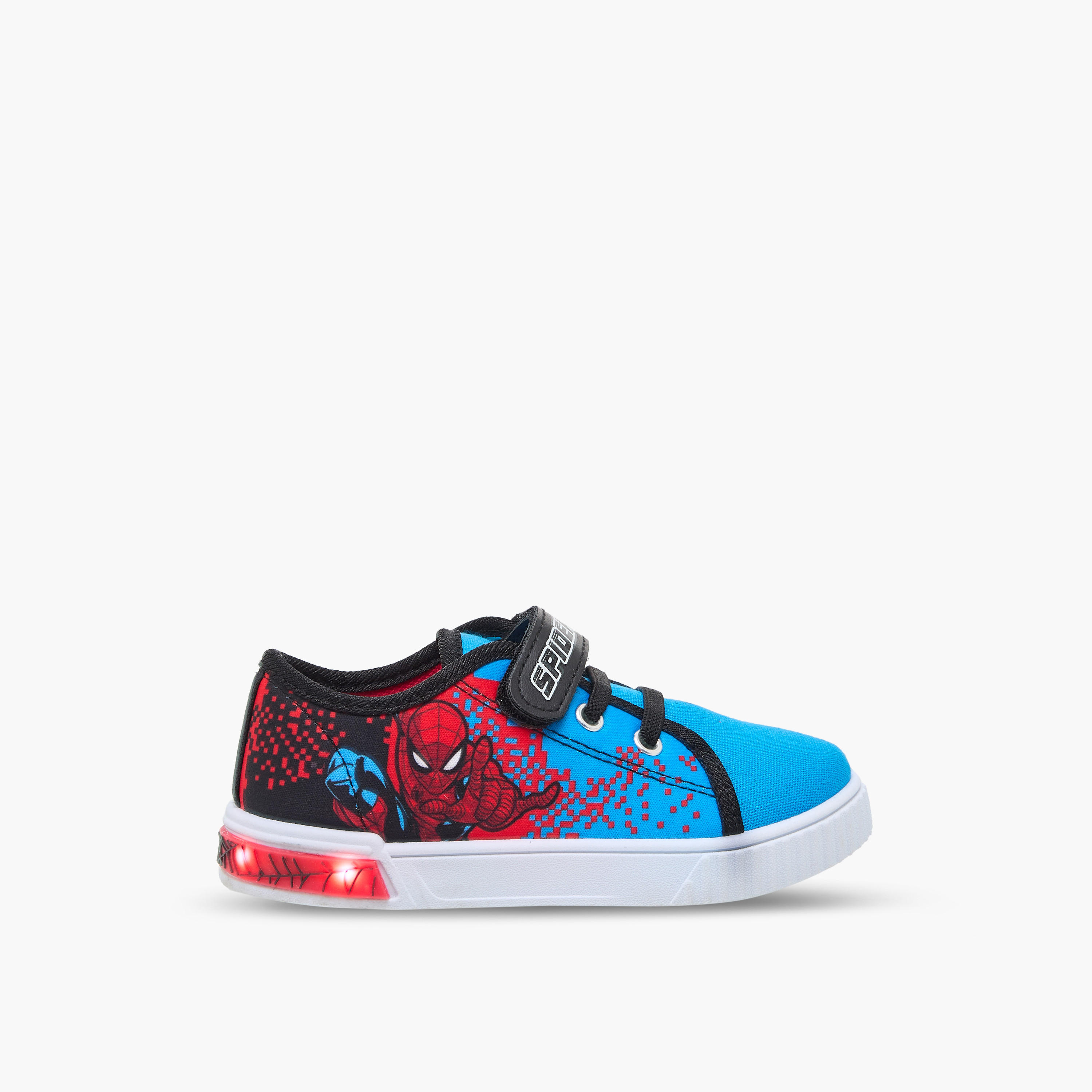Marvel Boys Spider-Man Print Hook & Loop Ankle Sneakers-boys-shoes-sneakers-image-9