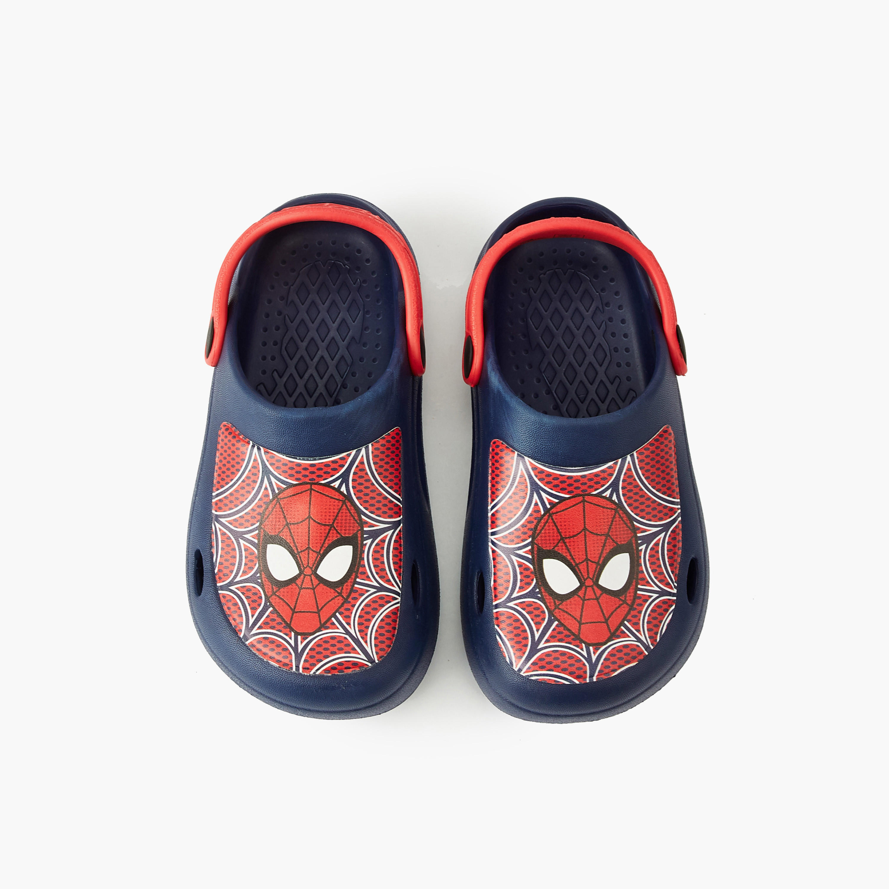 Spider-Man Boys Printed Clogs with Backstrap-boys-shoes-sandals-image-1