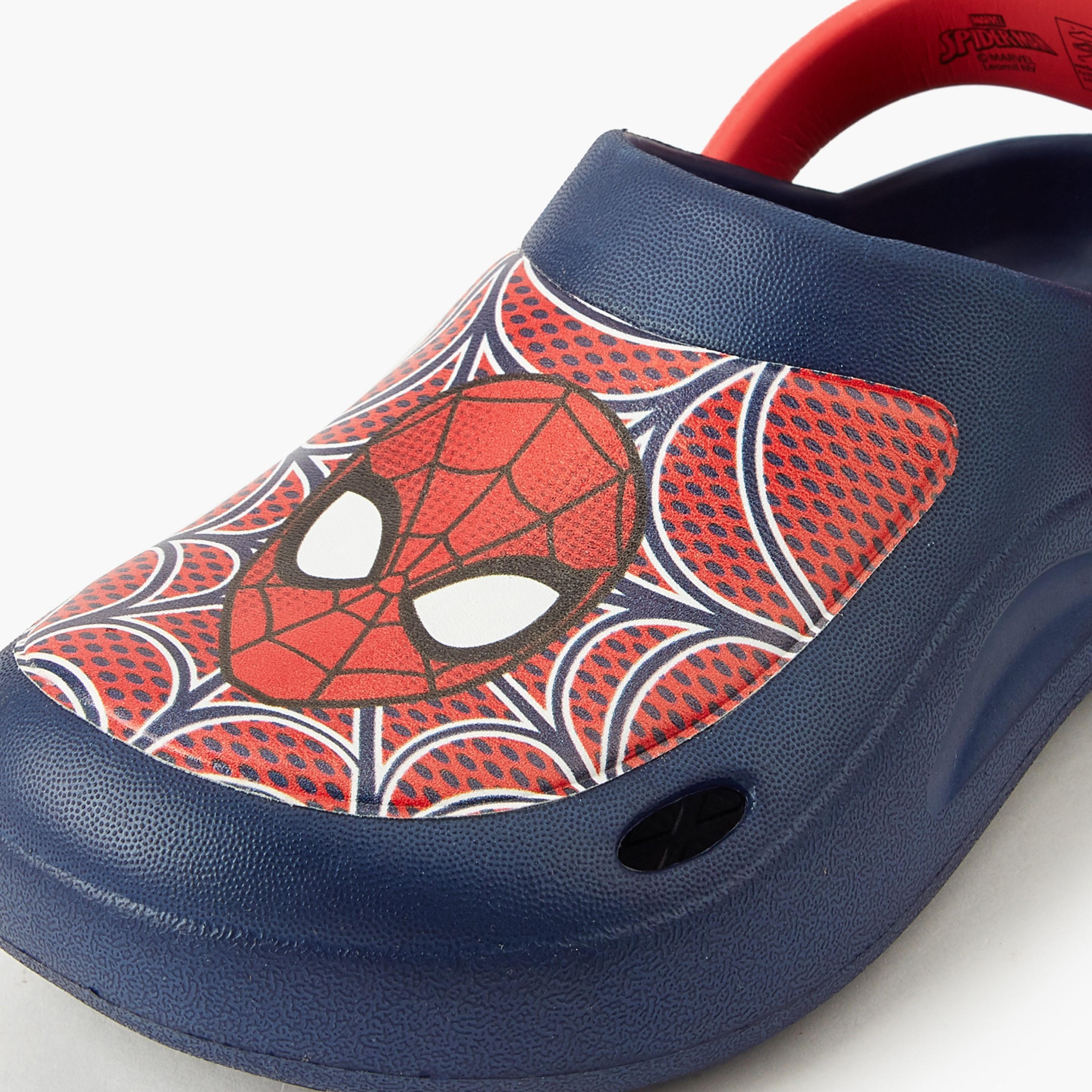 Spider-Man Boys Printed Clogs with Backstrap-boys-shoes-sandals-image-4