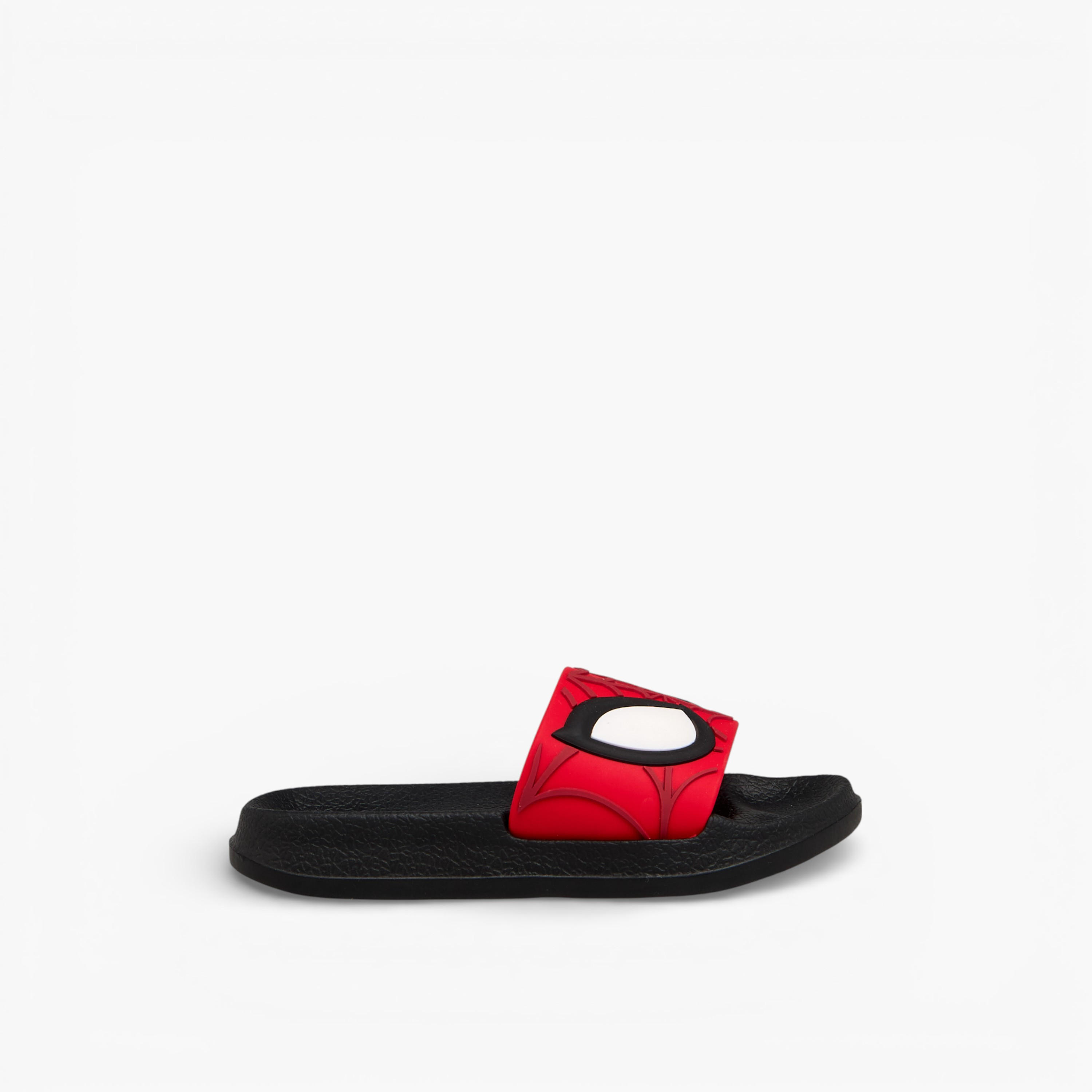 Boys Spider-Man Embossed Slides-boys-shoes-flipflopsandslides-image-2