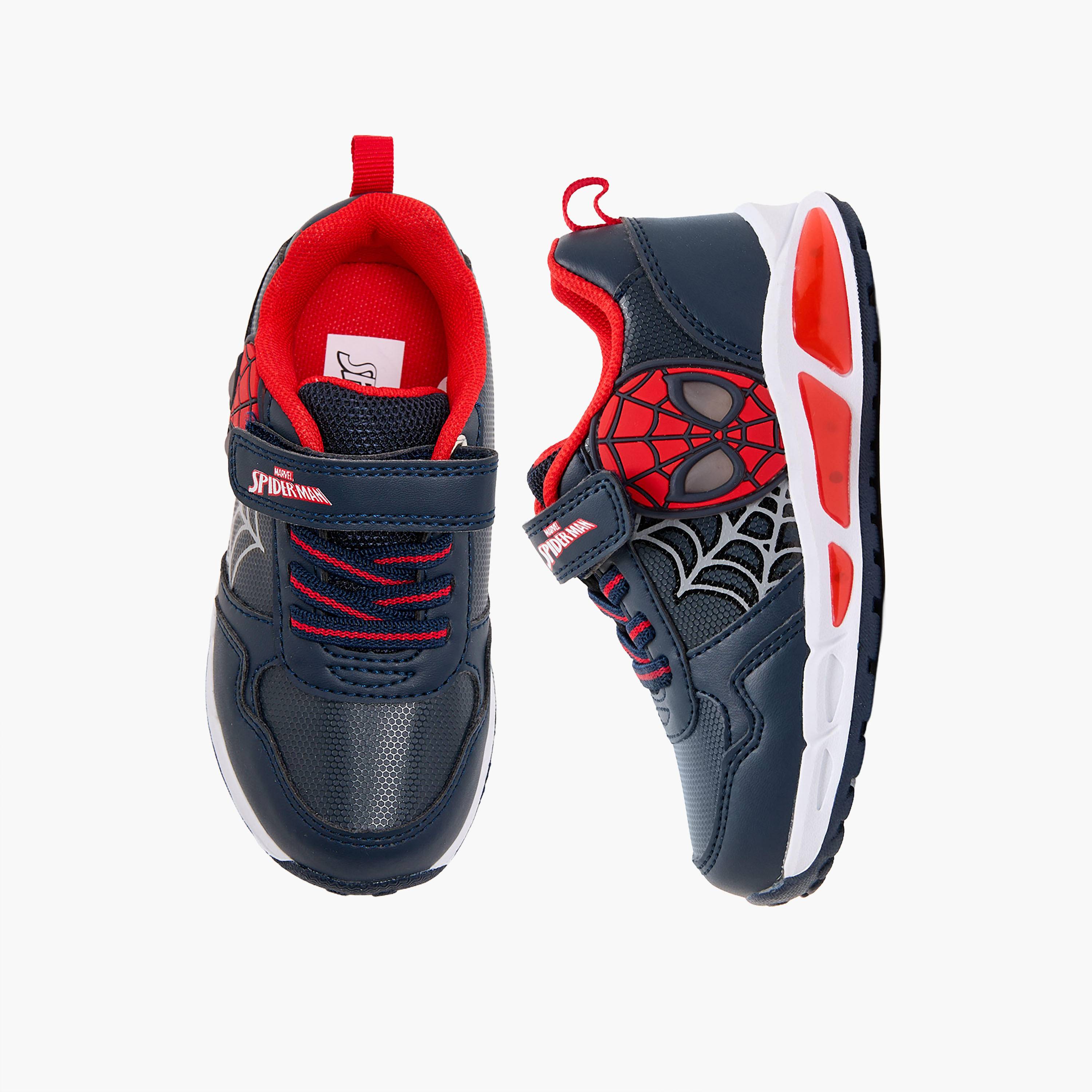 حذاء سنيكرز للكاحل بإضاءة وطبعات للأولاد من مارفل-boys-shoes-sneakers-image-1