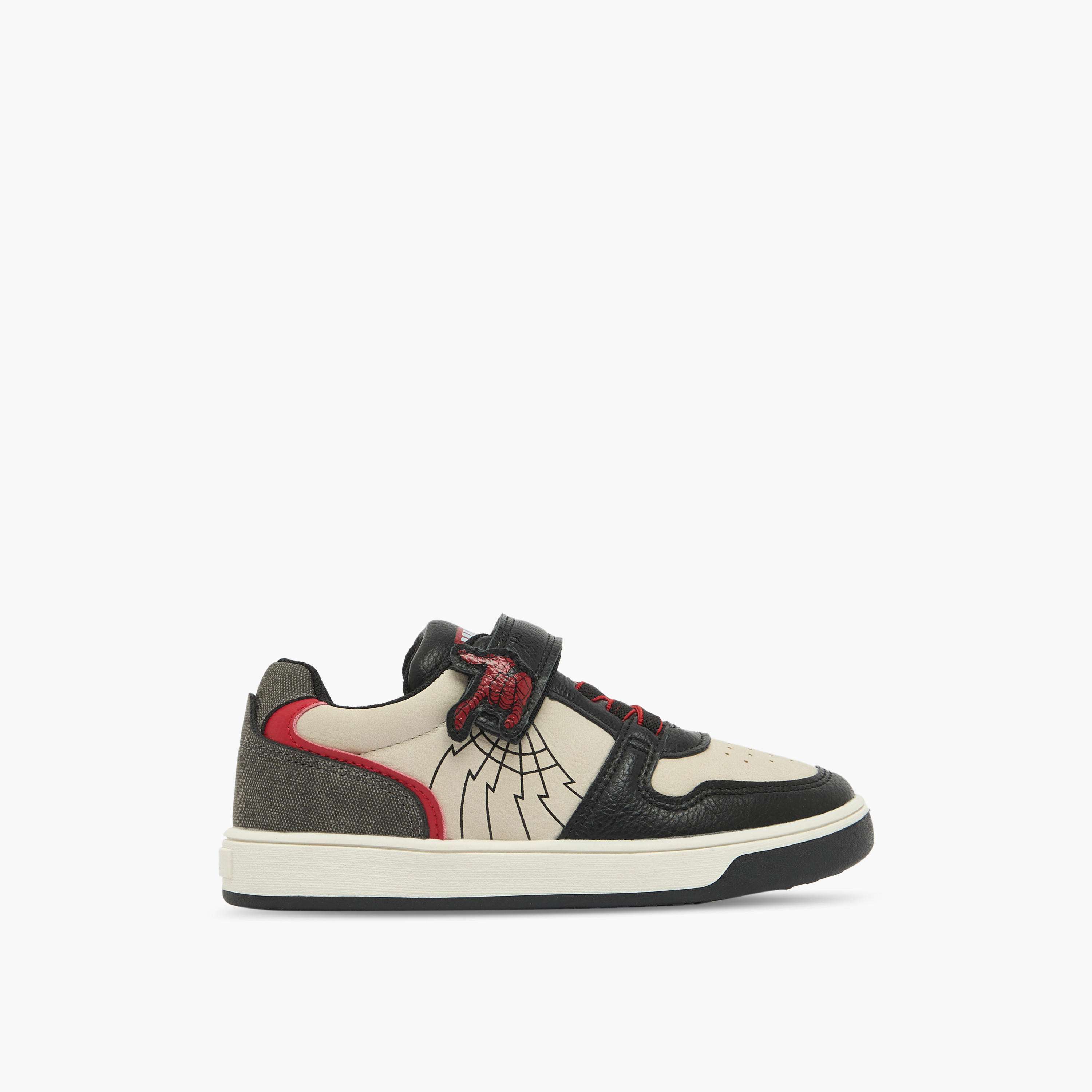 Marvel Boys Spider-Man Hook & Loop Ankle Sneakers-boys-shoes-sneakers-image-3