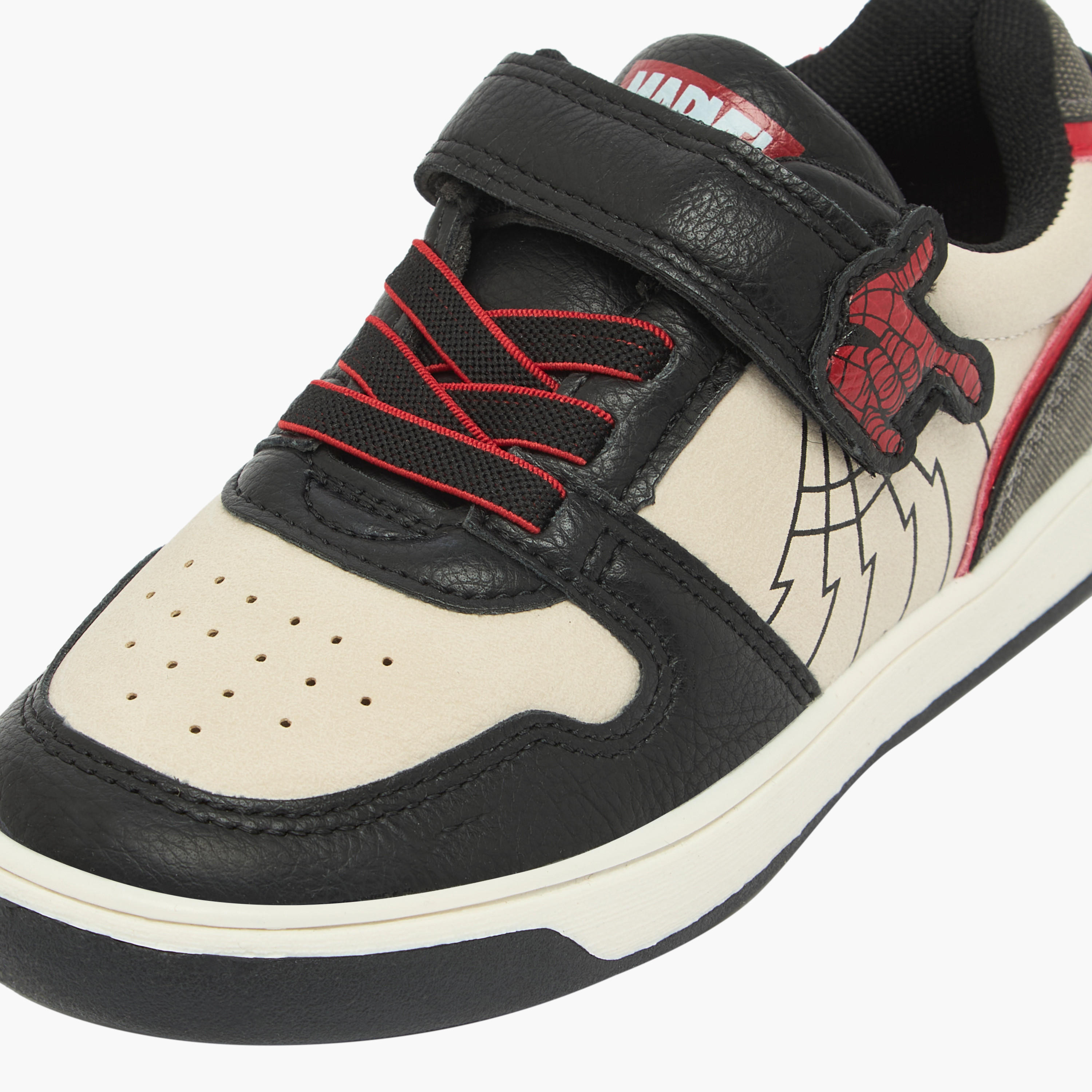 Marvel Boys Spider-Man Hook & Loop Ankle Sneakers-boys-shoes-sneakers-image-4
