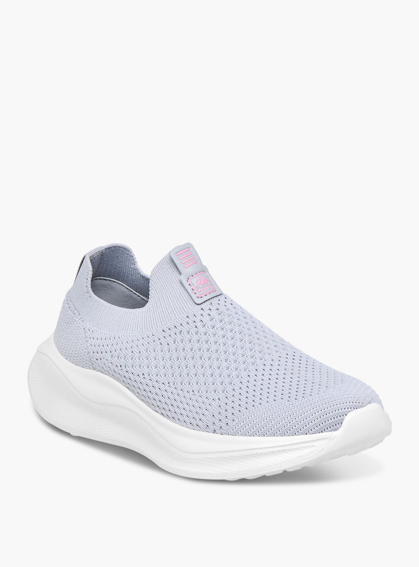 Kappa Girls' Sock Hem Slip-On Sports Shoes-girls-shoes-sports-image-2