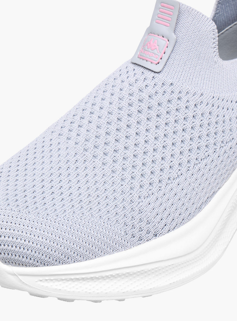 Kappa Girls' Sock Hem Slip-On Sports Shoes-girls-shoes-sports-image-4