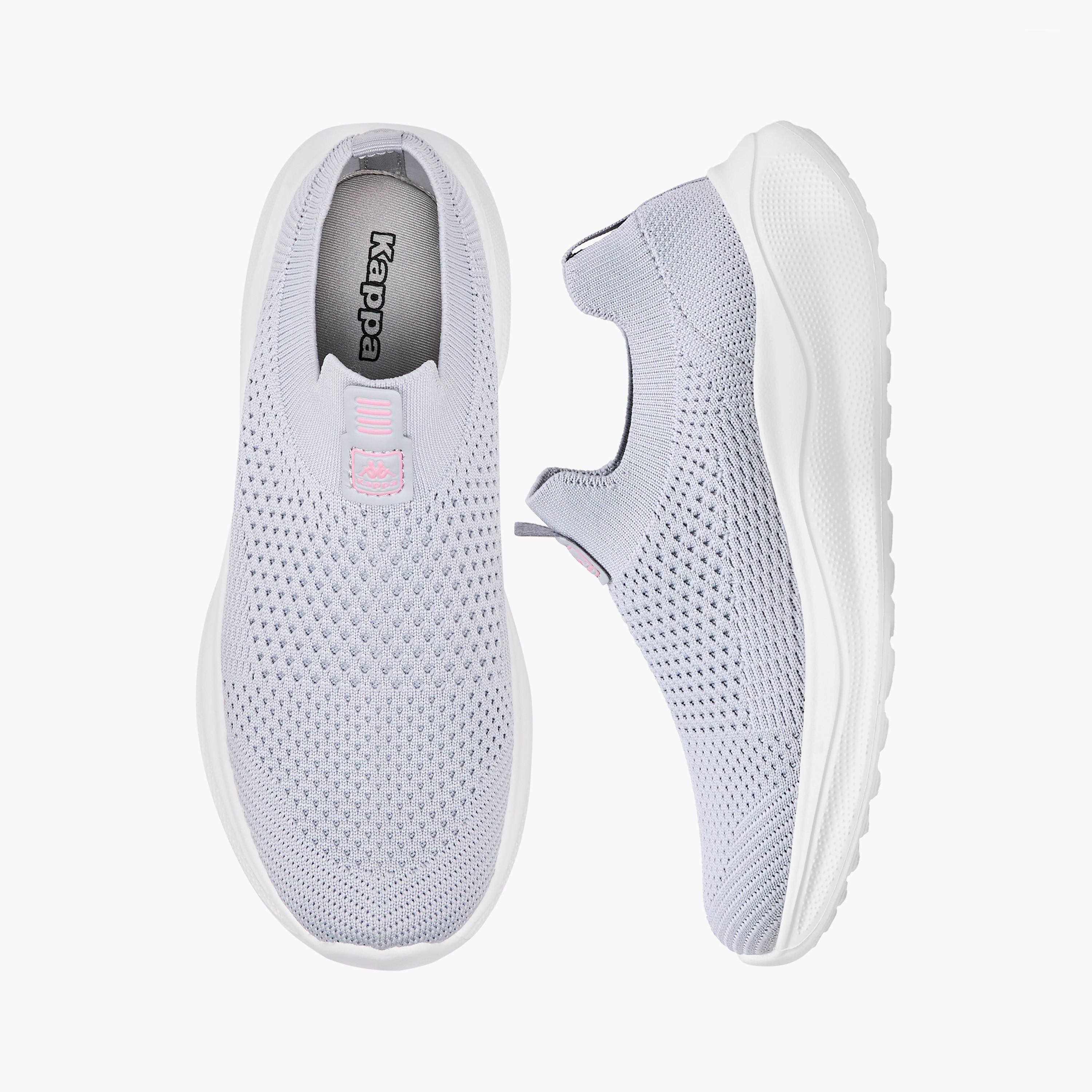 Kappa Girls' Textured Slip-On Sports Shoes-girls-shoes-sports-image-1