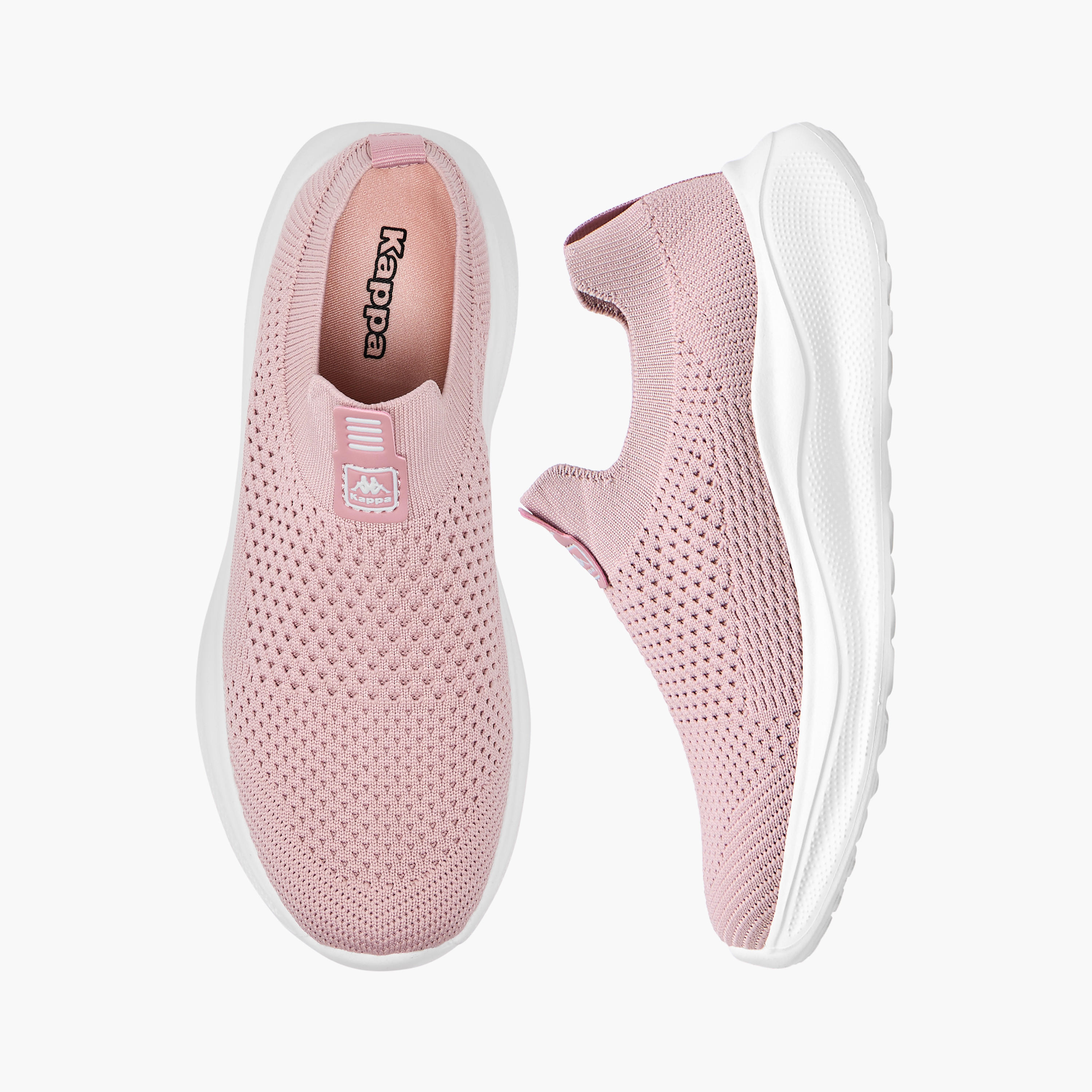 Kappa Girls' Textured Slip-On Sports Shoes-girls-shoes-sports-image-1