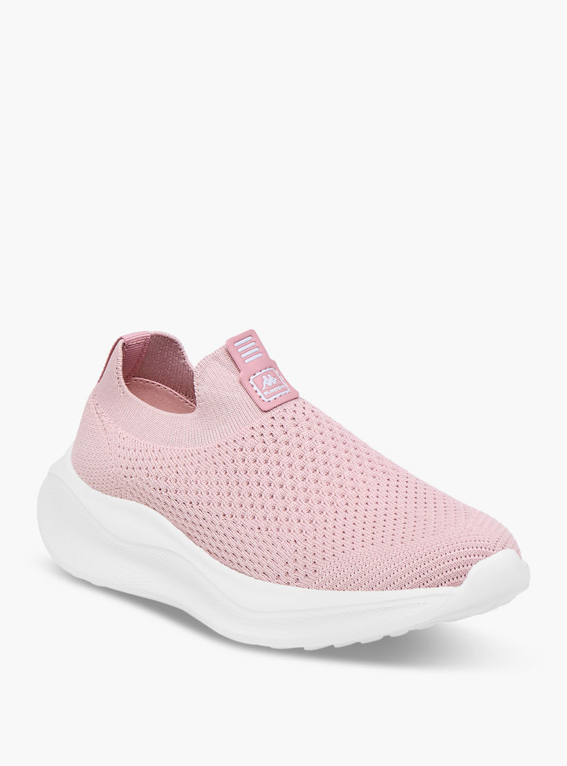 Kappa Girls' Textured Slip-On Sports Shoes-girls-shoes-sports-image-2