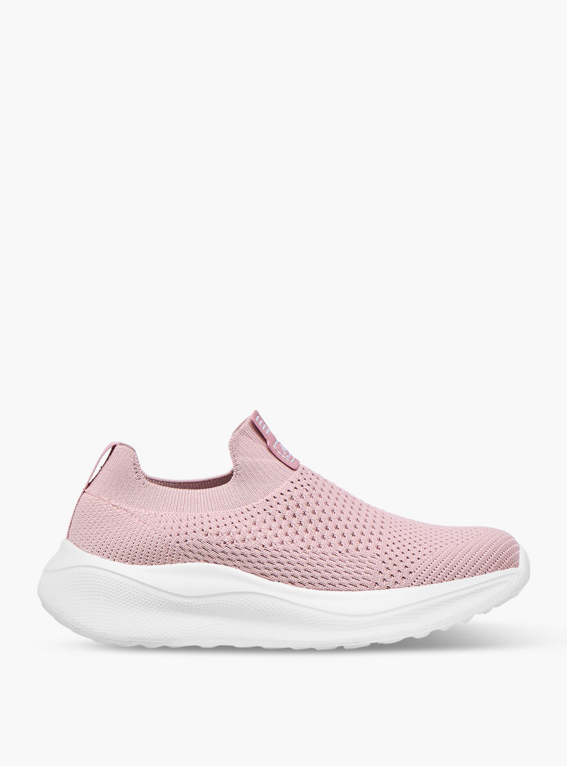 Kappa Girls' Textured Slip-On Sports Shoes-girls-shoes-sports-image-3