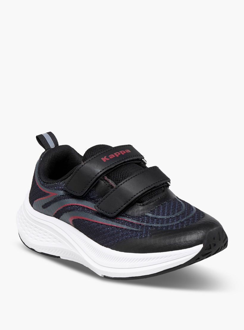 Kappa Boys' Textured Sports Shoes with Hook and Loop Closure-sports-boys-shoes-image-2