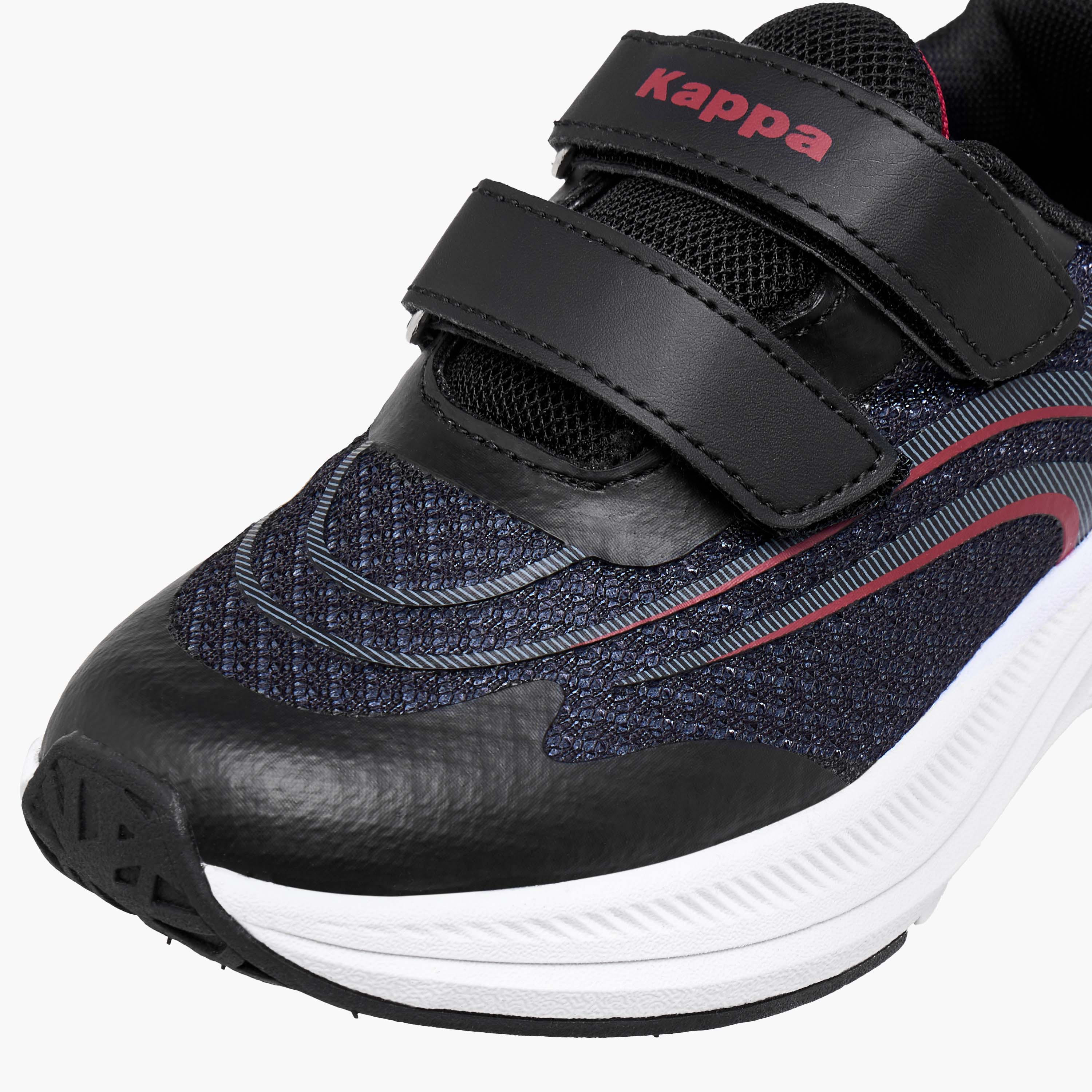 Kappa Boys' Textured Sports Shoes with Hook and Loop Closure-sports-boys-shoes-image-4