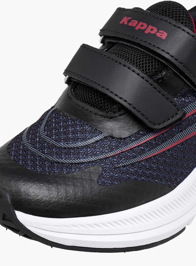 Kappa Boys' Textured Sports Shoes with Hook and Loop Closure-sports-boys-shoes-image-4