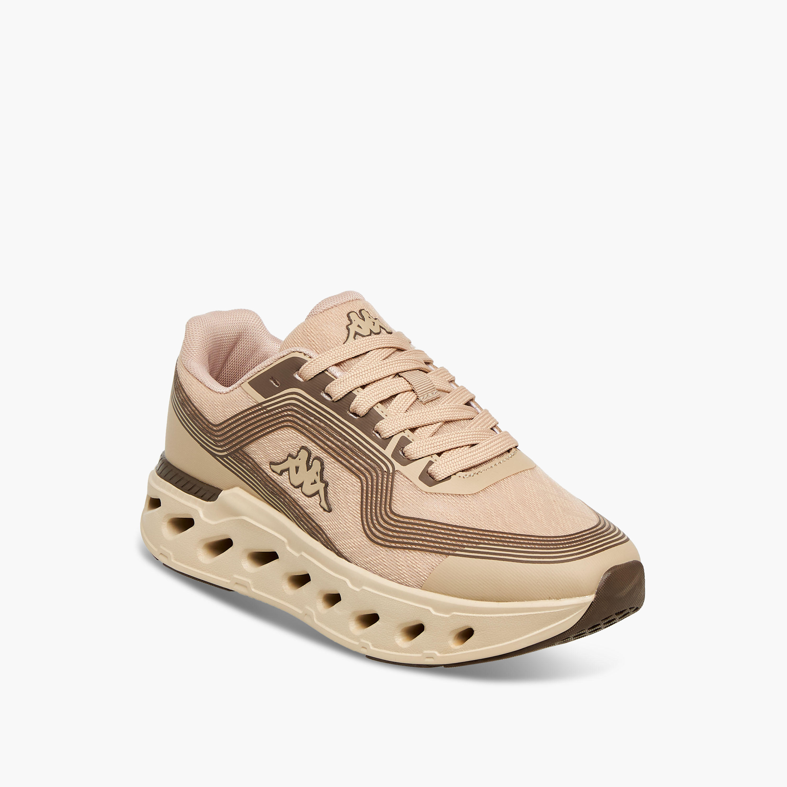 حذاء رياضي مقلم برباط إغلاق للنساء من كابا-women-shoes-sports-image-2