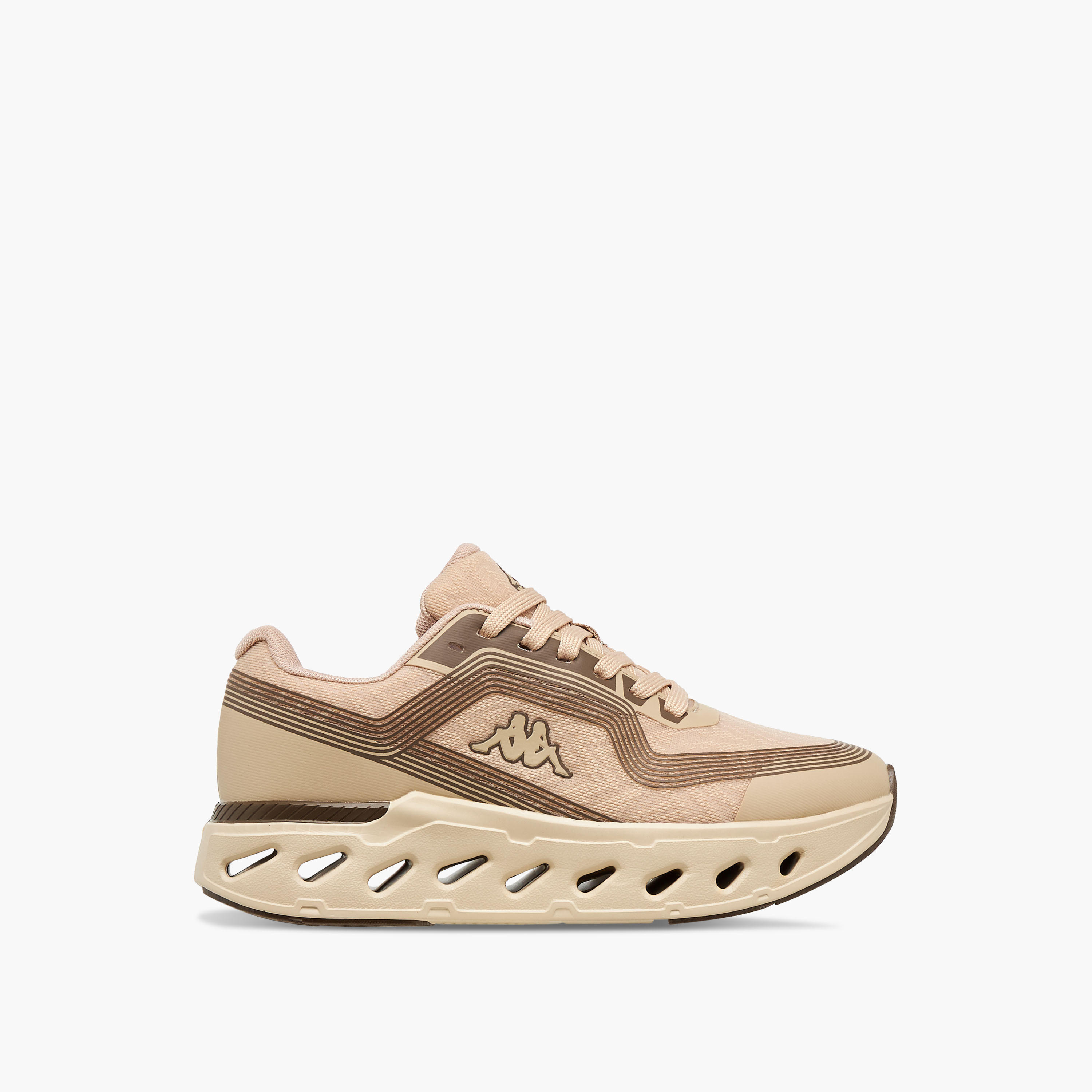 حذاء رياضي مقلم برباط إغلاق للنساء من كابا-women-shoes-sports-image-3