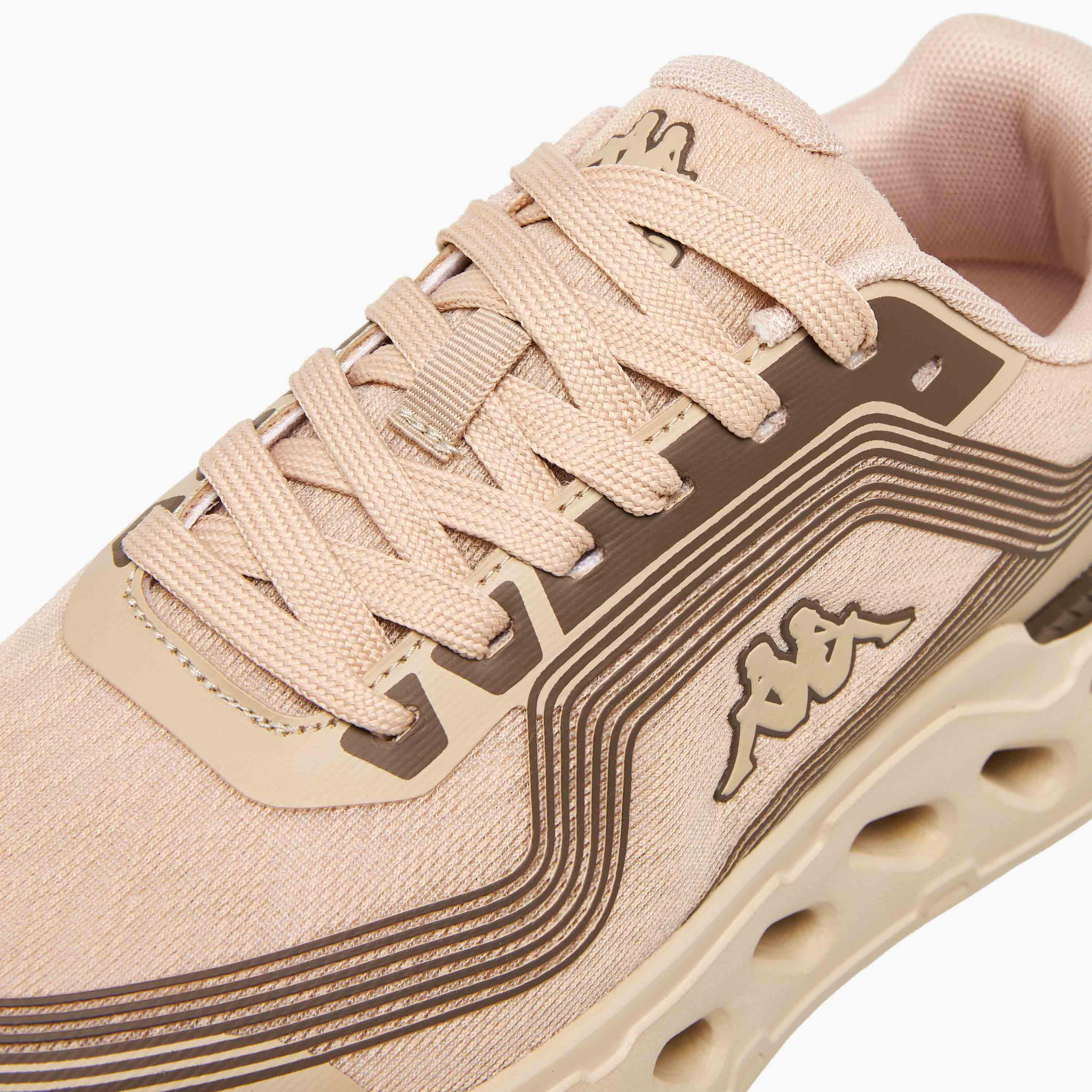 حذاء رياضي مقلم برباط إغلاق للنساء من كابا-women-shoes-sports-image-4