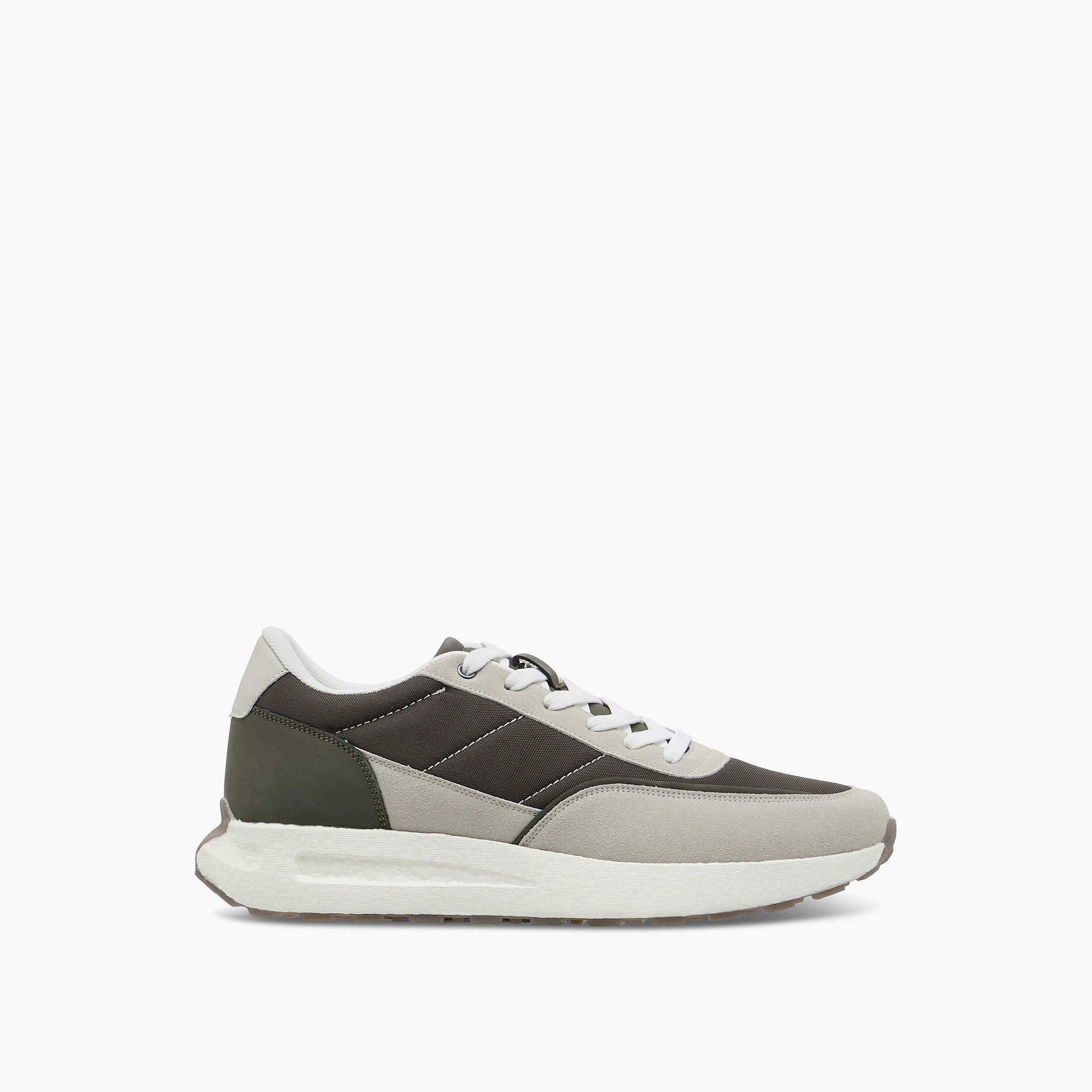 LBL by Shoexpress Panelled Sneakers with Lace-Up Closure-men-shoes-sneakers-image-3