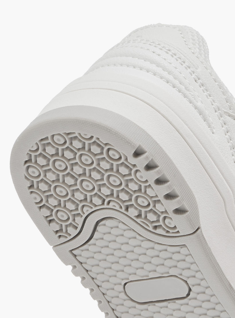 Juniors Kids Panelled Sneakers with Hook and Loop Closure-boys-shoes-schoolshoes-image-5