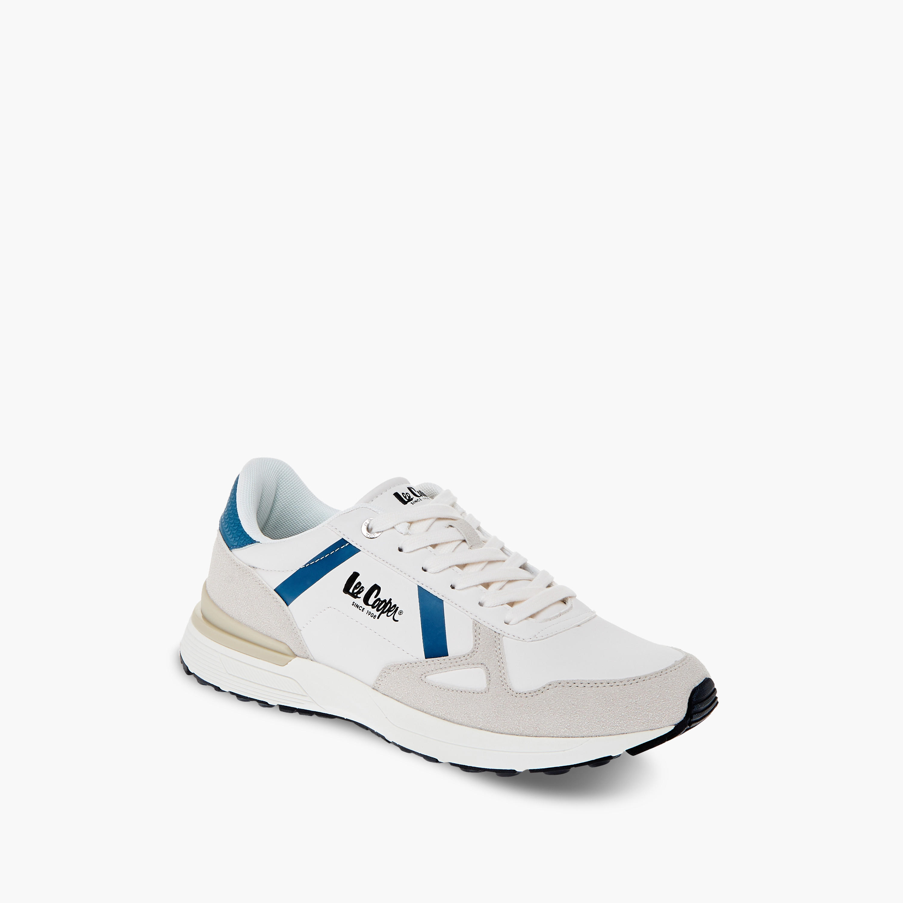 حذاء سنيكرز رجالي برباط إغلاق وتفاصيل شعار من لي كوبر-men-shoes-sneakers-image-2