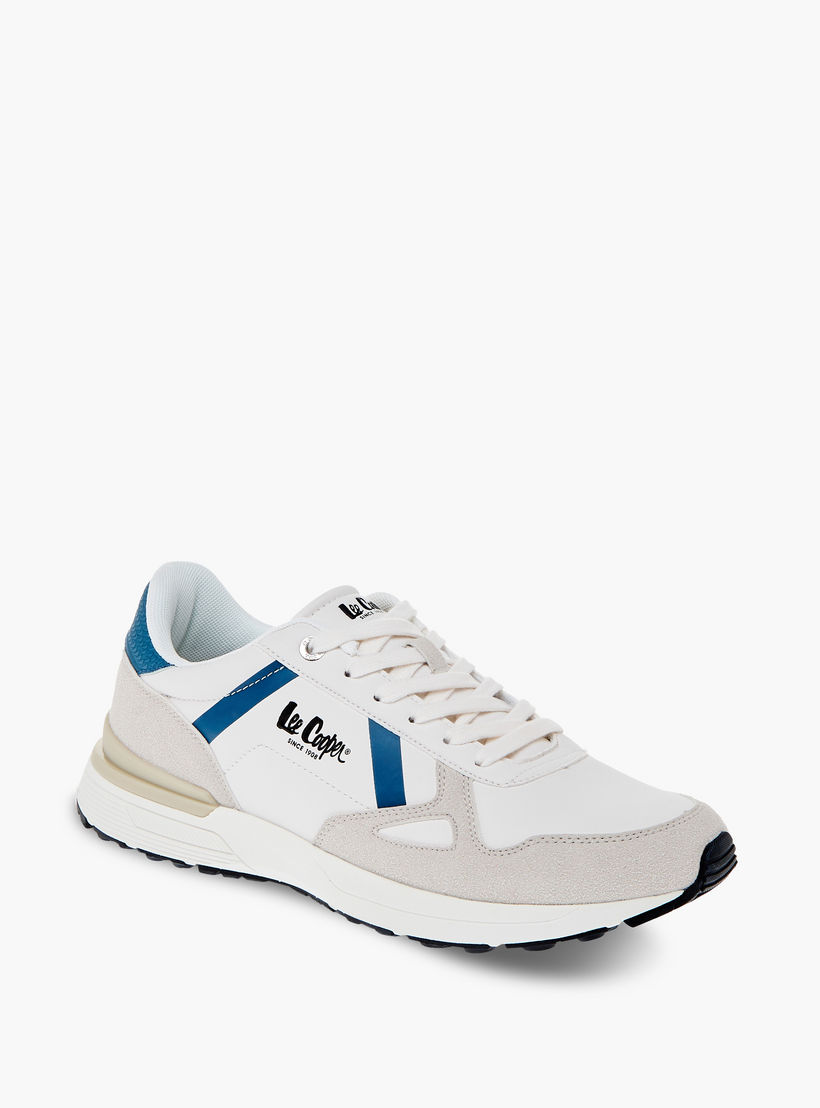 حذاء سنيكرز رجالي برباط إغلاق وتفاصيل شعار من لي كوبر-men-shoes-sneakers-image-2