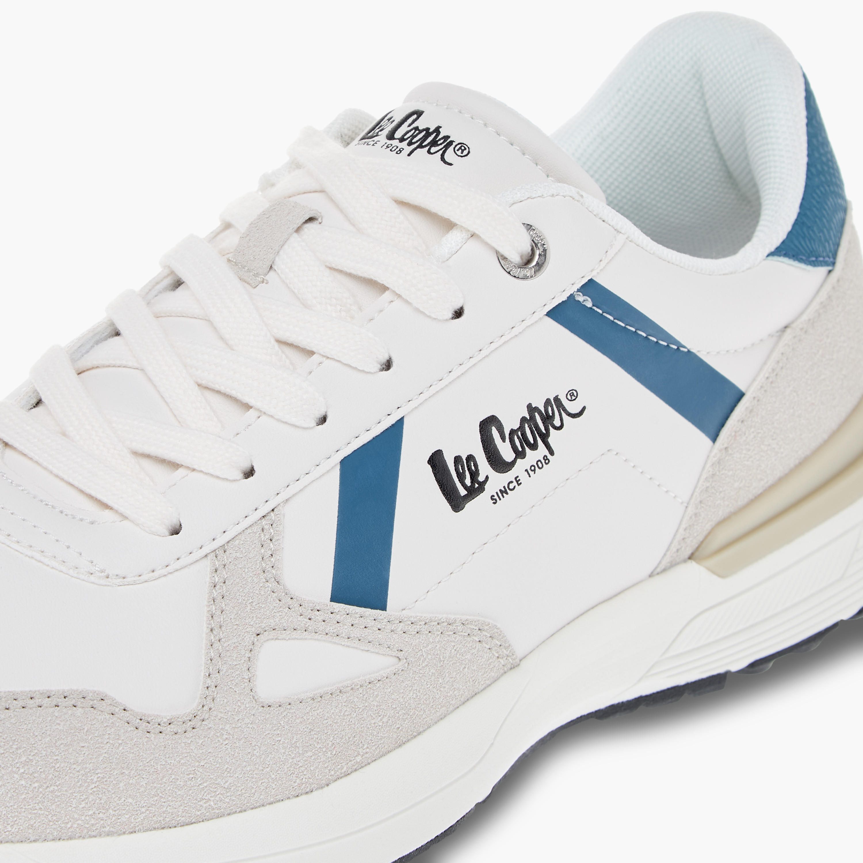 حذاء سنيكرز رجالي برباط إغلاق وتفاصيل شعار من لي كوبر-men-shoes-sneakers-image-4
