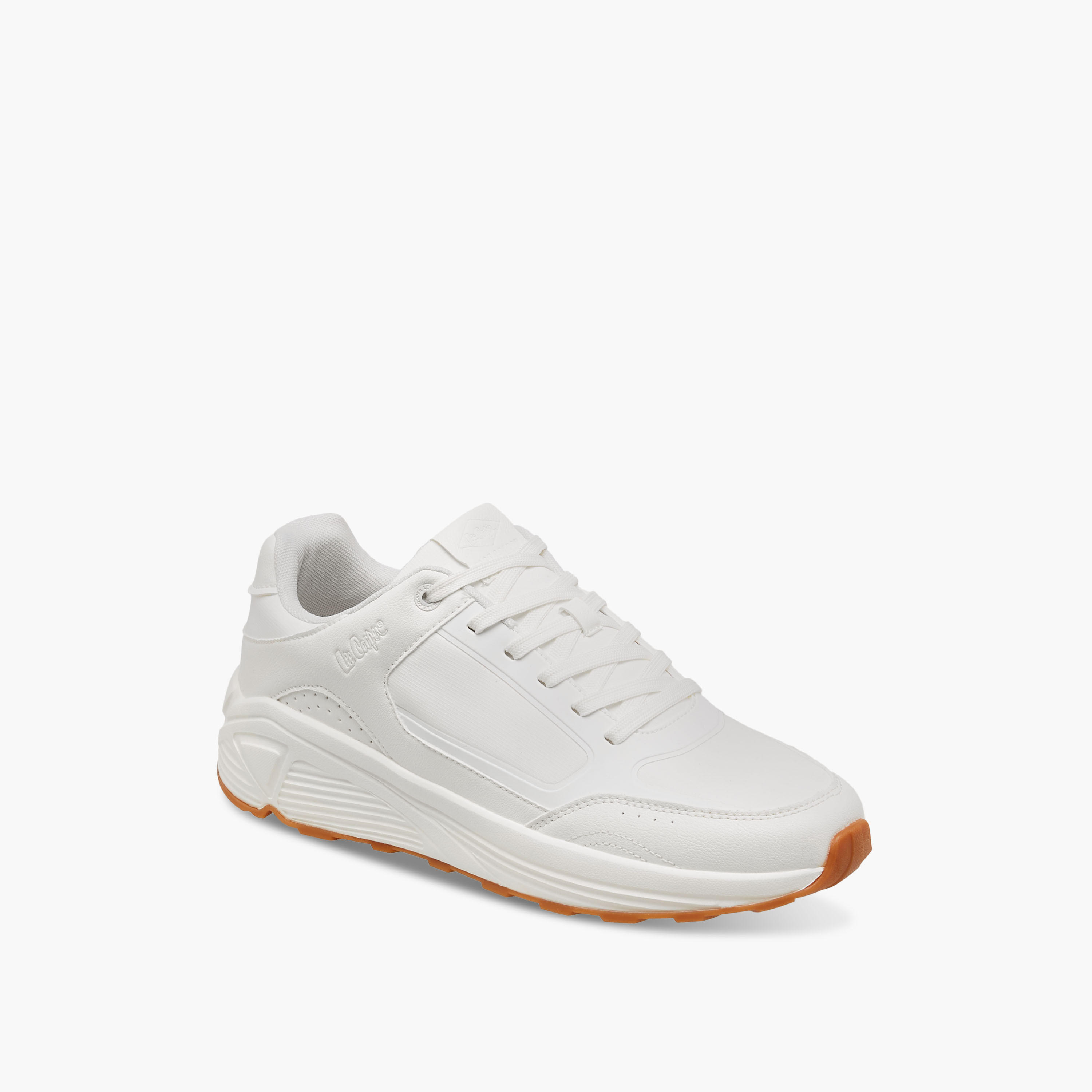 Lee Cooper Men's Panelled Lace-Up Sneakers-men-shoes-sneakers-image-2