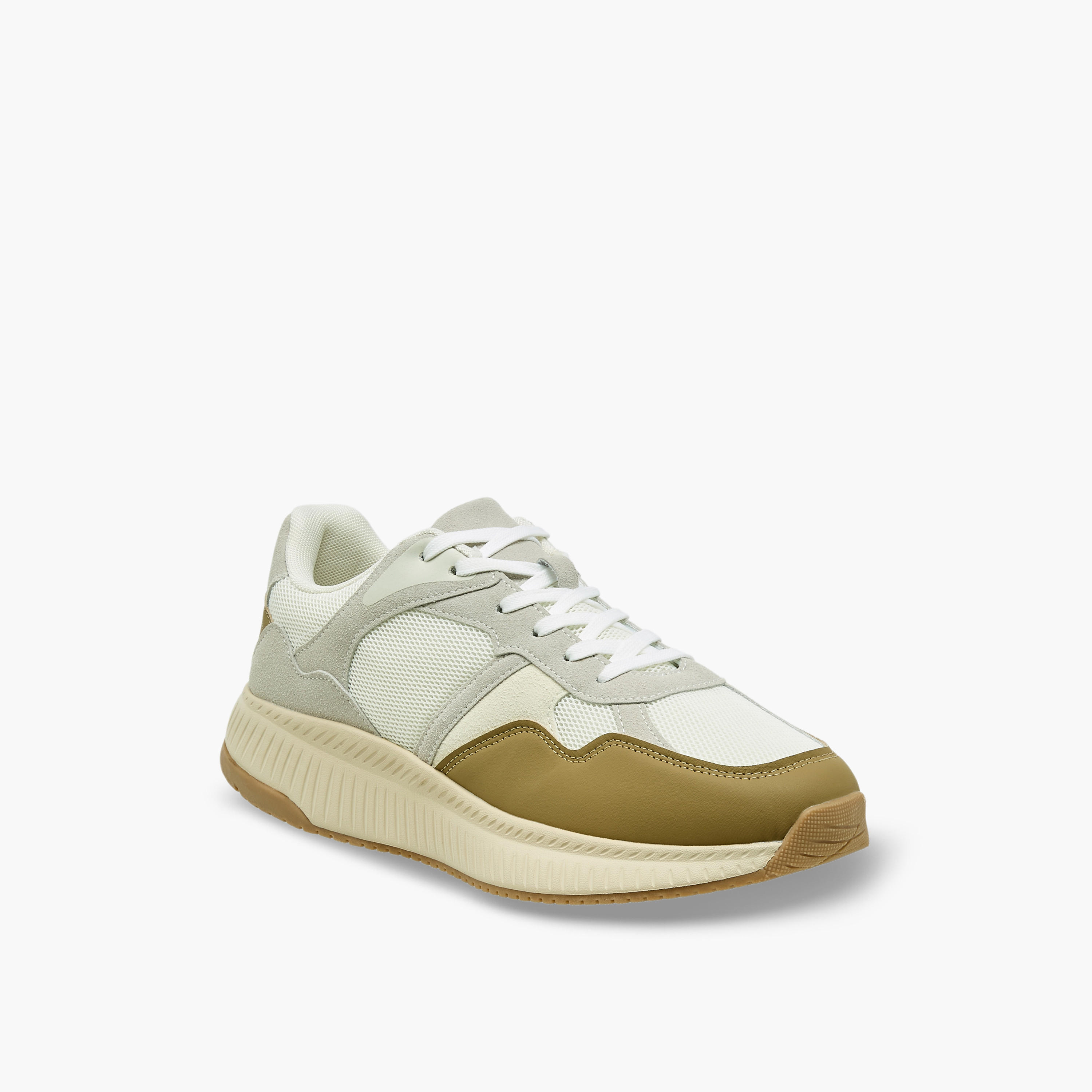 حذاء سنيكرز بطول الكاحل ورباط إغلاق للرجال من إل بي إل من شو إكسبريس-men-shoes-sneakers-image-2