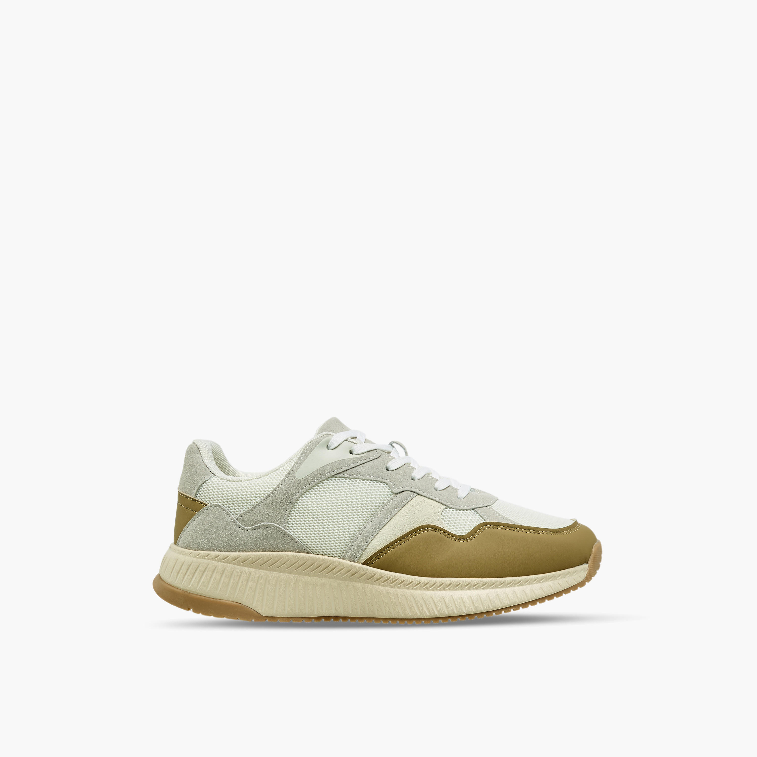حذاء سنيكرز بطول الكاحل ورباط إغلاق للرجال من إل بي إل من شو إكسبريس-men-shoes-sneakers-image-3