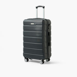 WAVE Textured Hardcase Luggage Trolley with Retractable Handle - 28 inches Check-In Bag-travel-luggagesandbags-image-1