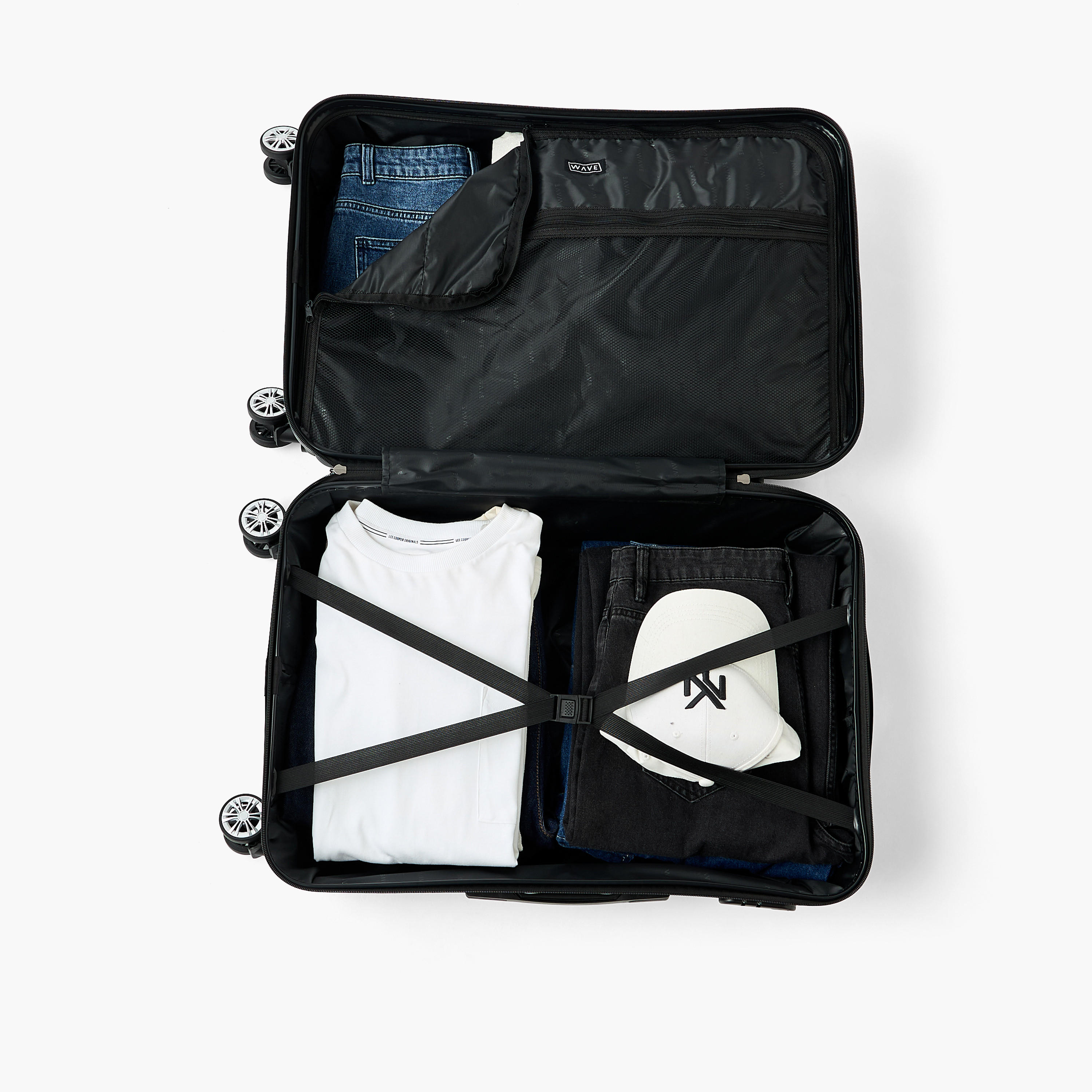 شنطة سفر ترولي صلبة بارزة الملمس بمقبض قابل للسحب من ويف - 28 بوصة للشحن-travel-luggagesandbags-luggage-image-9