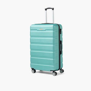 WAVE Textured Hardcase Luggage Trolley with Retractable Handle - 28 inches Check-In Bag-travel-luggagesandbags-image-1