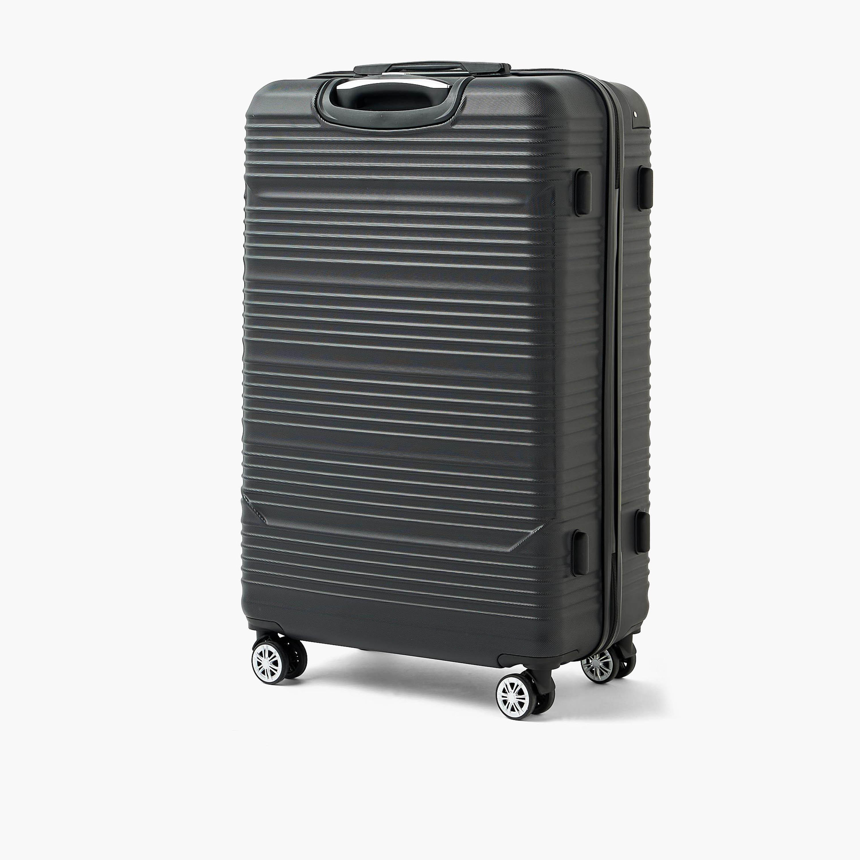 شنطة سفر بعجلات صلبة بارزة الملمس بمقبض قابل للسحب من ويفي - 28 بوصة للشحن-travel-luggagesandbags-luggage-image-3