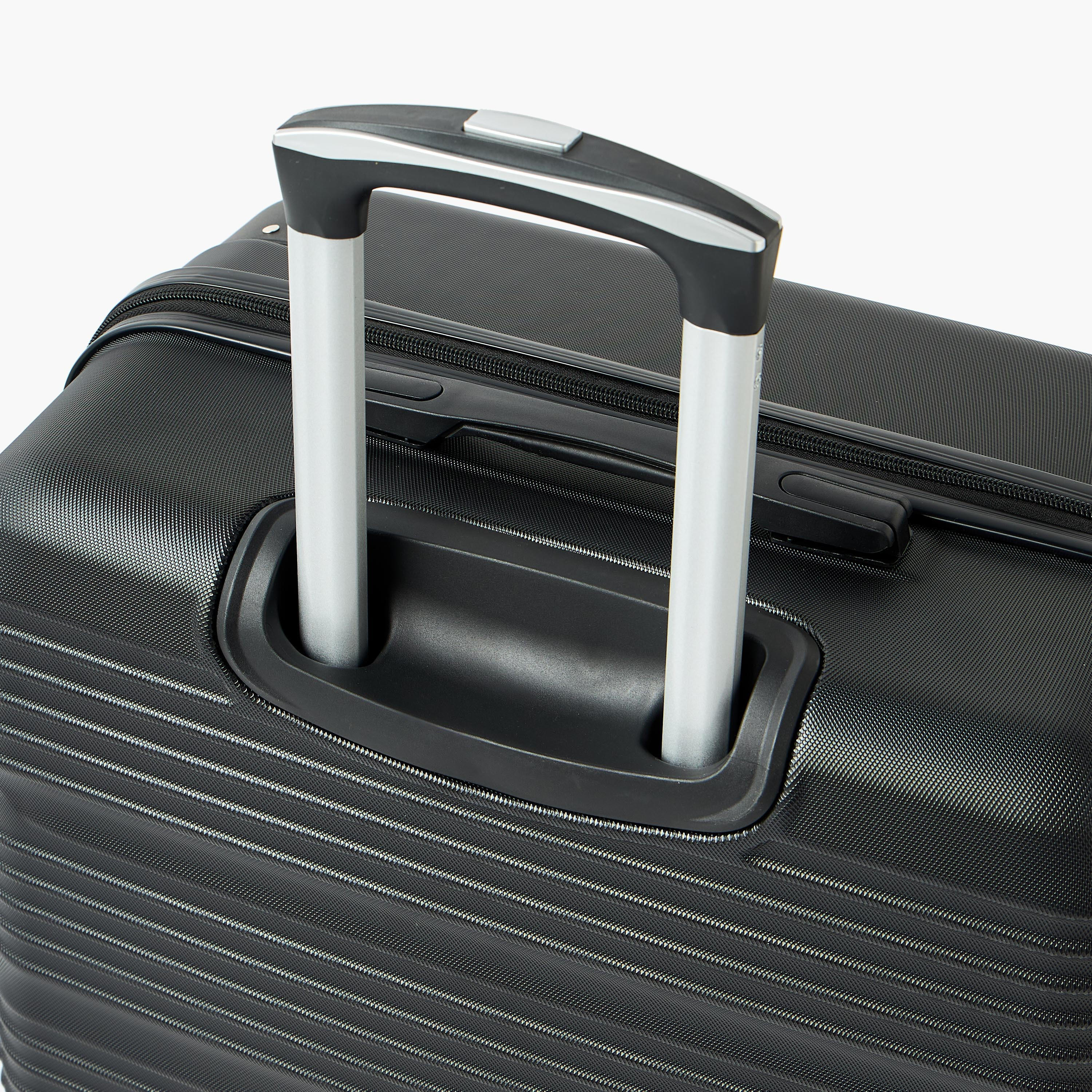 شنطة سفر بعجلات صلبة بارزة الملمس بمقبض قابل للسحب من ويفي - 28 بوصة للشحن-travel-luggagesandbags-luggage-image-5