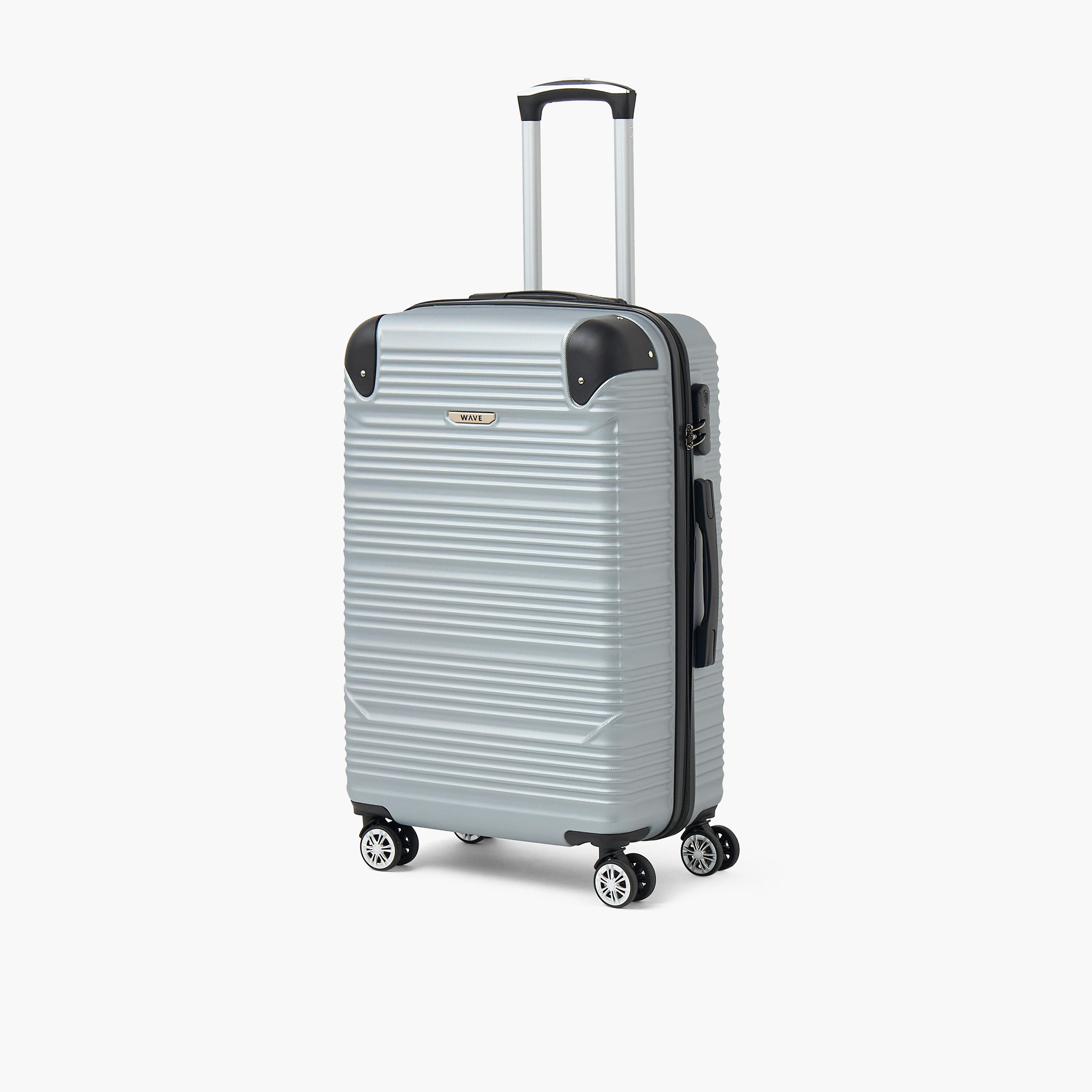 شنطة سفر بعجلات صلبة بارزة الملمس بمقبض قابل للسحب من ويفي - 28 بوصة للشحن-travel-luggagesandbags-luggage-image-1