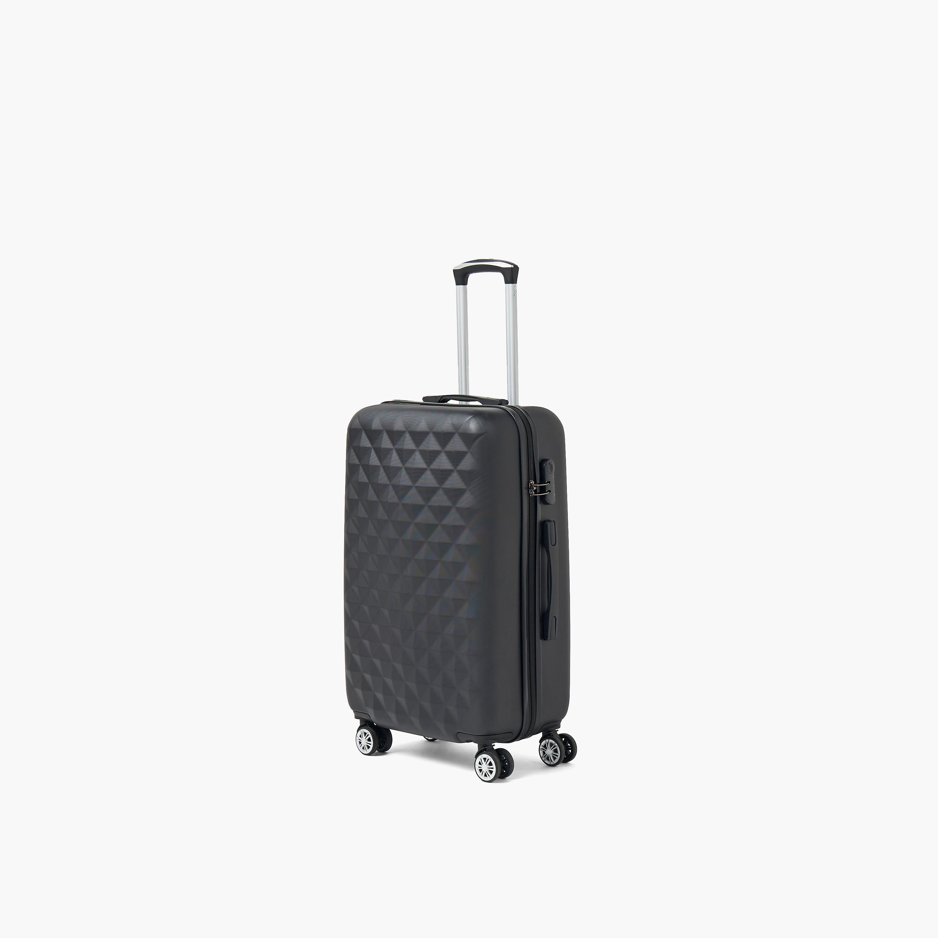 WAVE Textured Hardcase Luggage Trolley with Retractable Handle - 28 inches Check-In Bag-travel-luggagesandbags-luggage-image-10